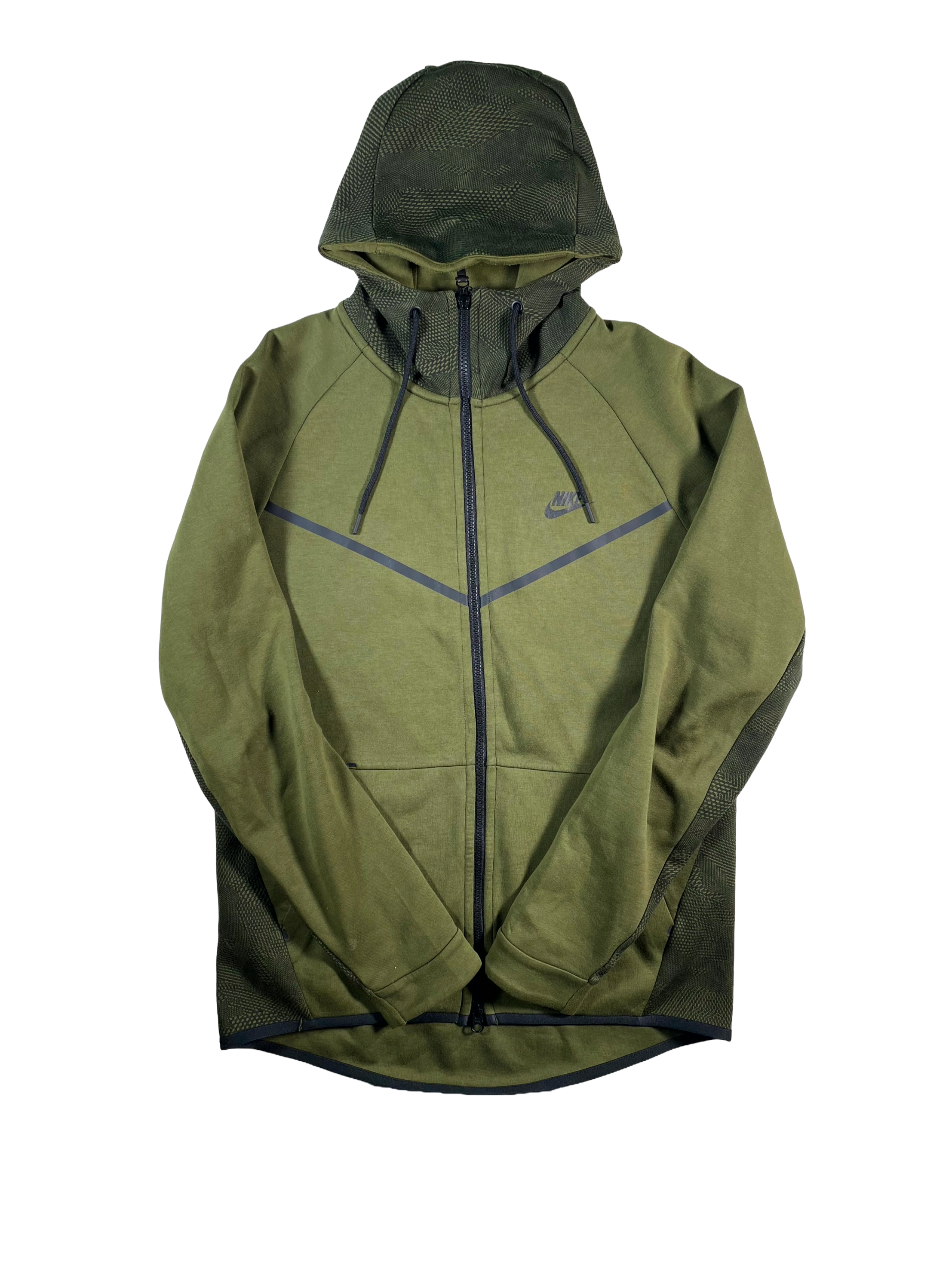 Nike Zip Up Olive Hoodie