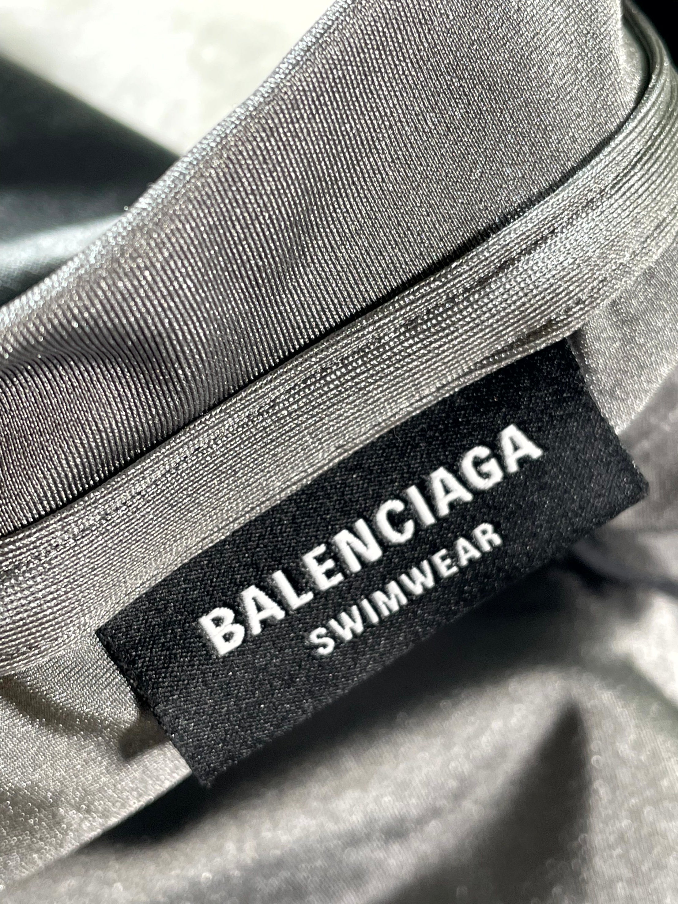 Balenciaga Spandex Silver Tee
