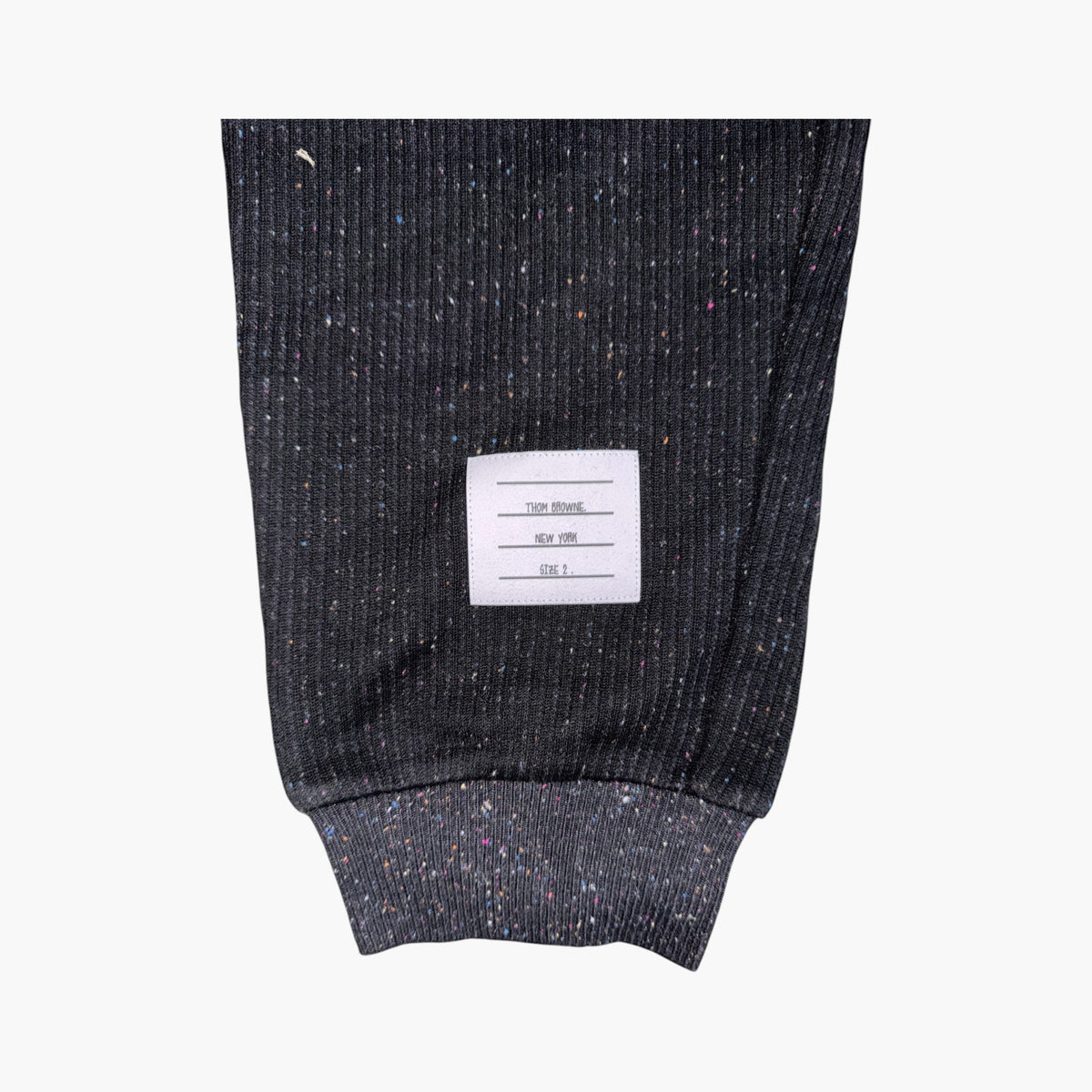 Thom Browne Fleck Black Silk Sweats