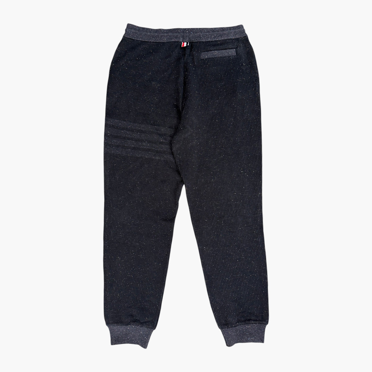 Thom Browne Fleck Black Silk Sweats