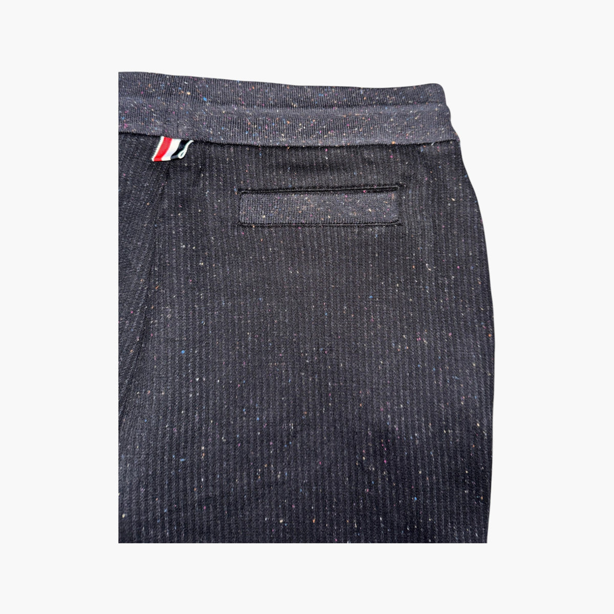 Thom Browne Fleck Black Silk Sweats