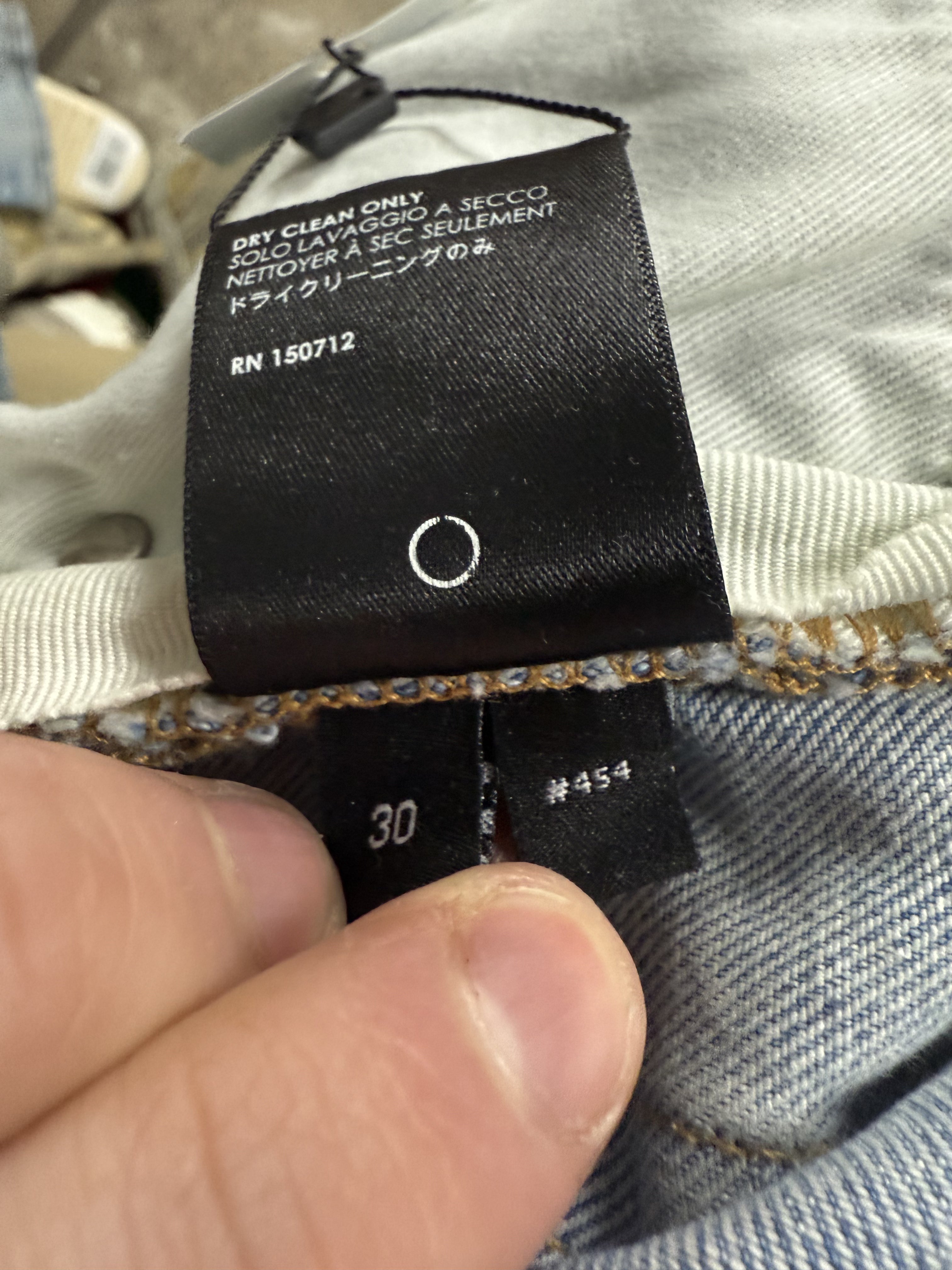 Amiri 'Easter Thrasher' Light Wash Jeans