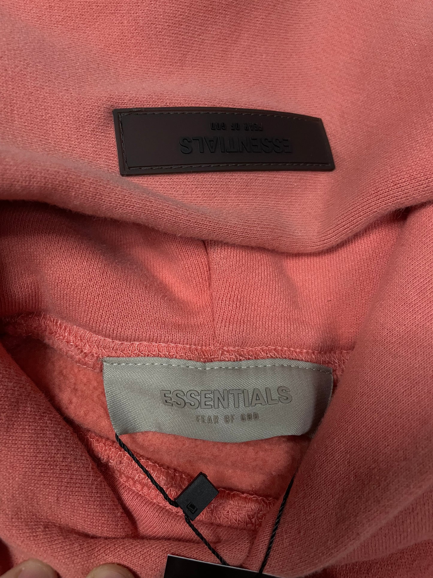 Essentials Hoodie Red Used Small