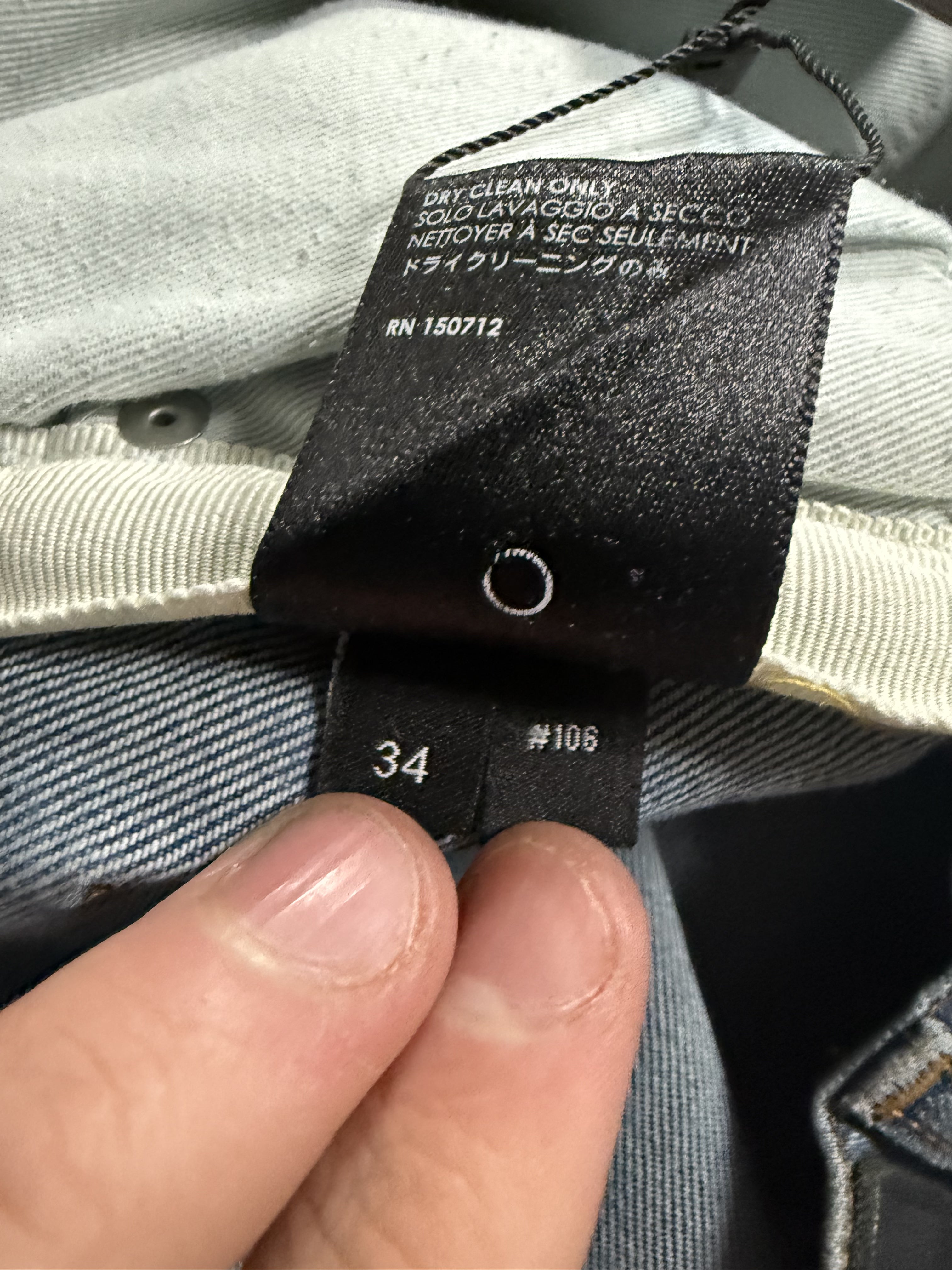 Amiri Thrasher Jeans Light Wash 34 Used