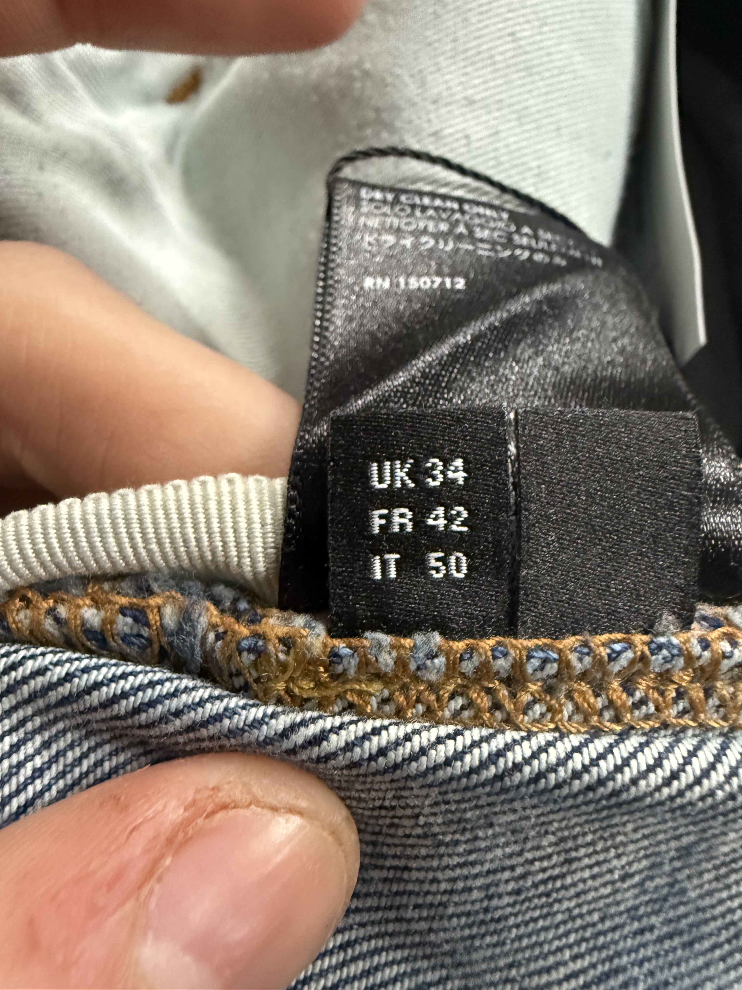 Amiri Thrasher Jeans Light Wash 34 Used