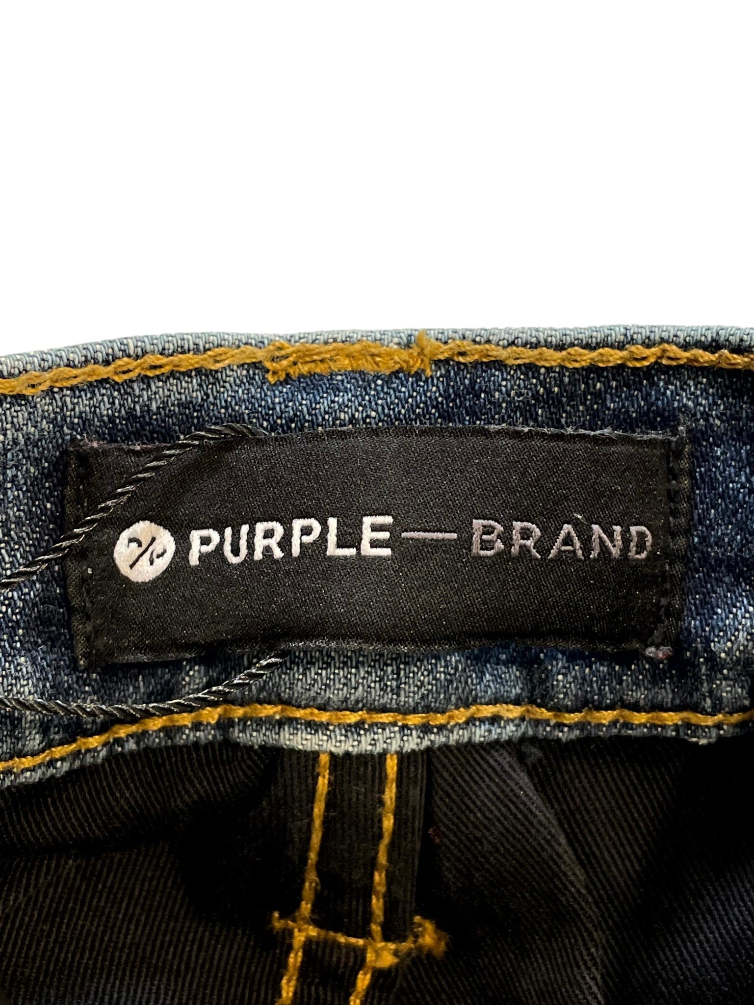 Purple Brand Wax Blue & Black Jeans