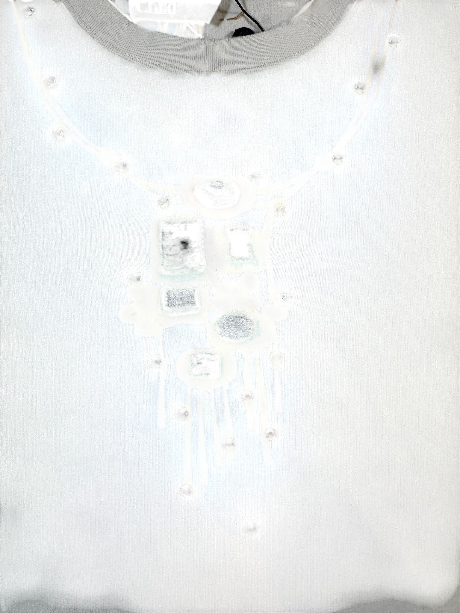 Birth Of A Royal Child White Necklace Tee