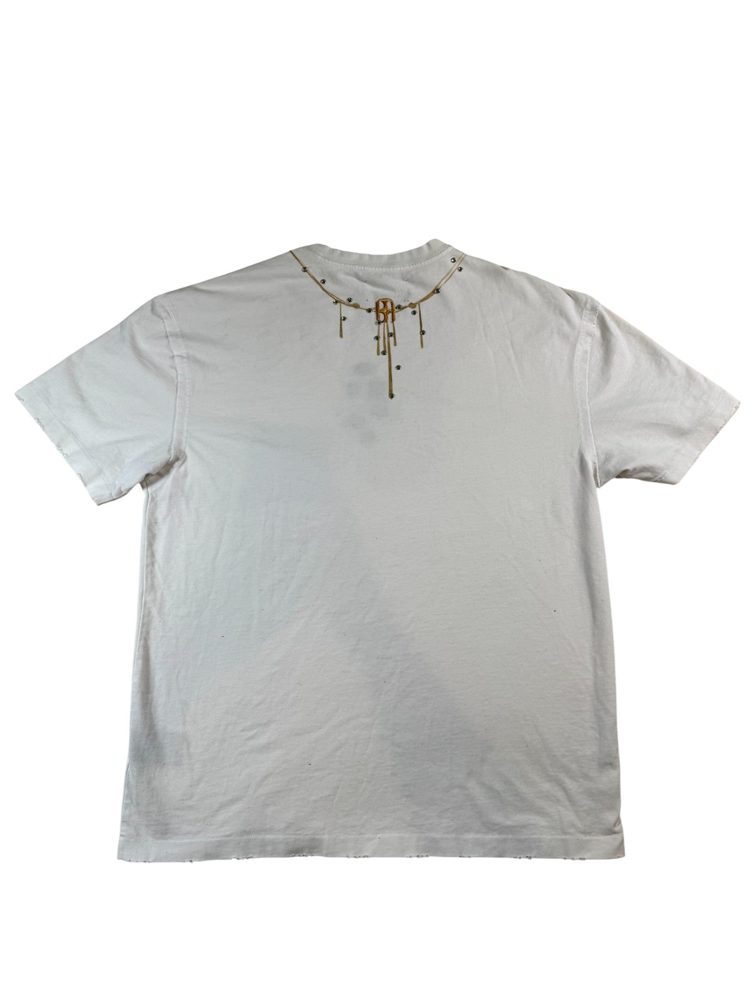 Birth Of A Royal Child White Necklace Tee