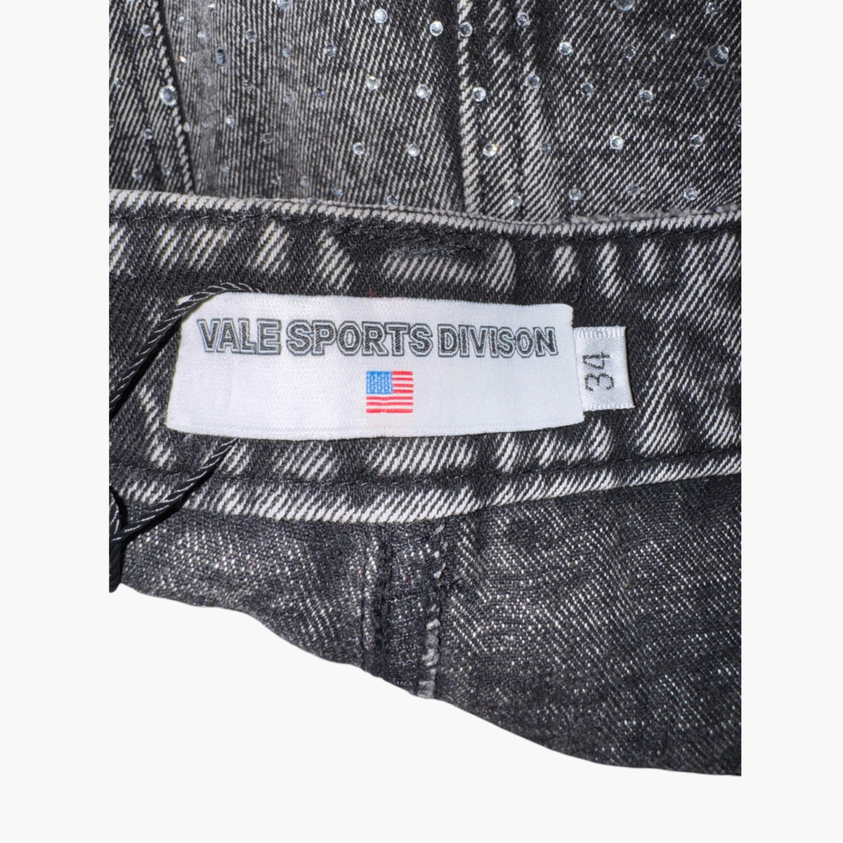 Vale Crystal Rain Black Wash Jeans