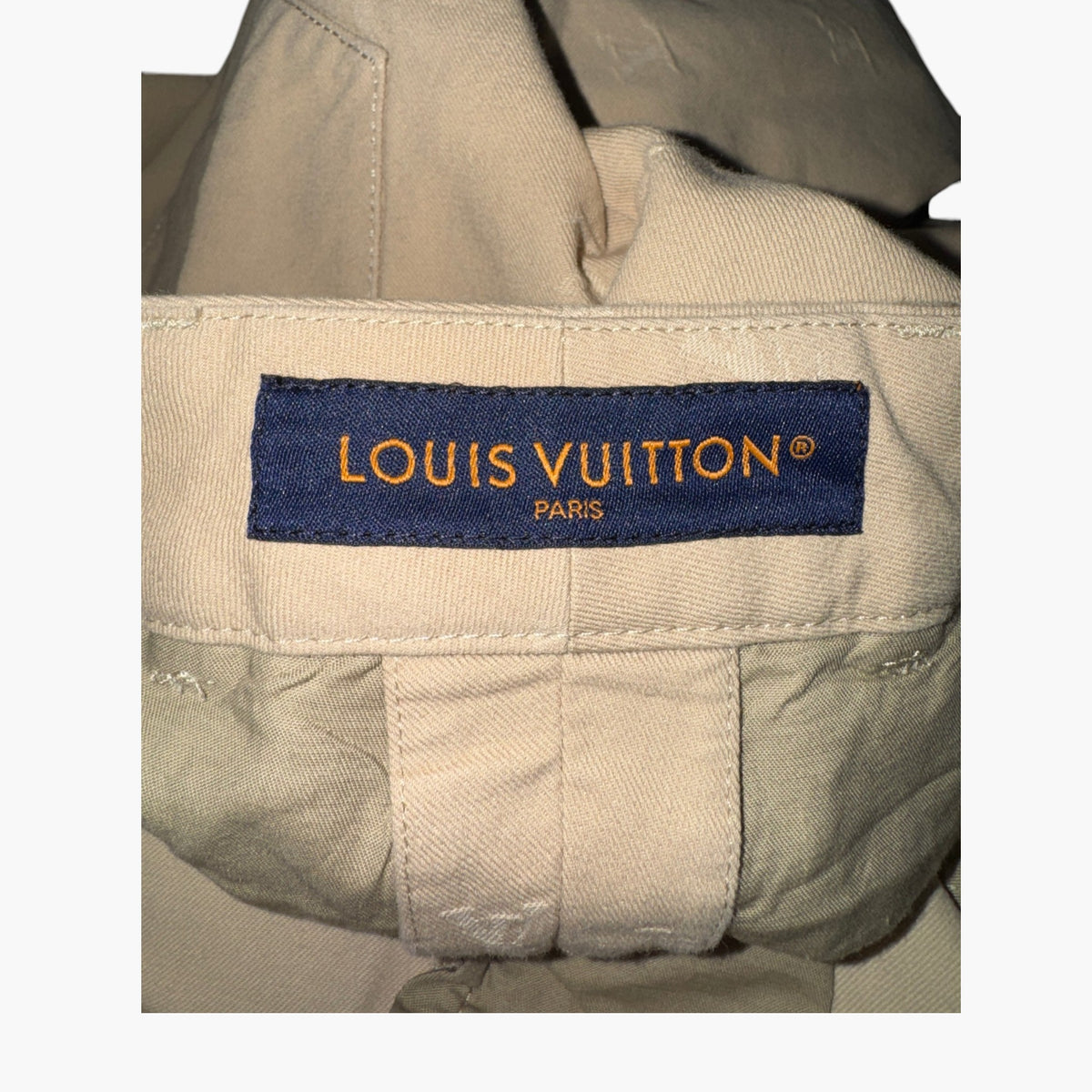 Louis Vuitton Monogram Beige Suit Pants