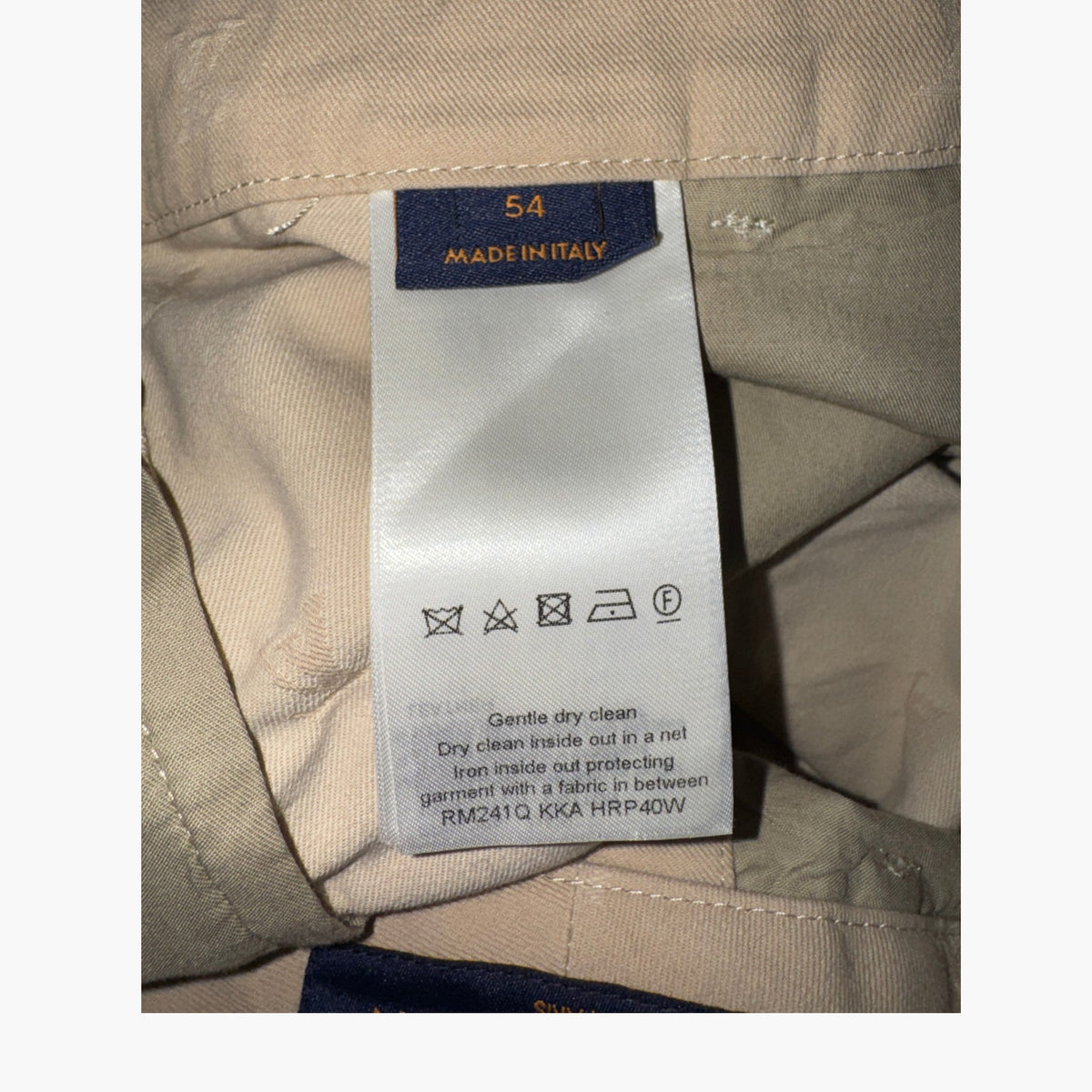 Louis Vuitton Monogram Beige Suit Pants