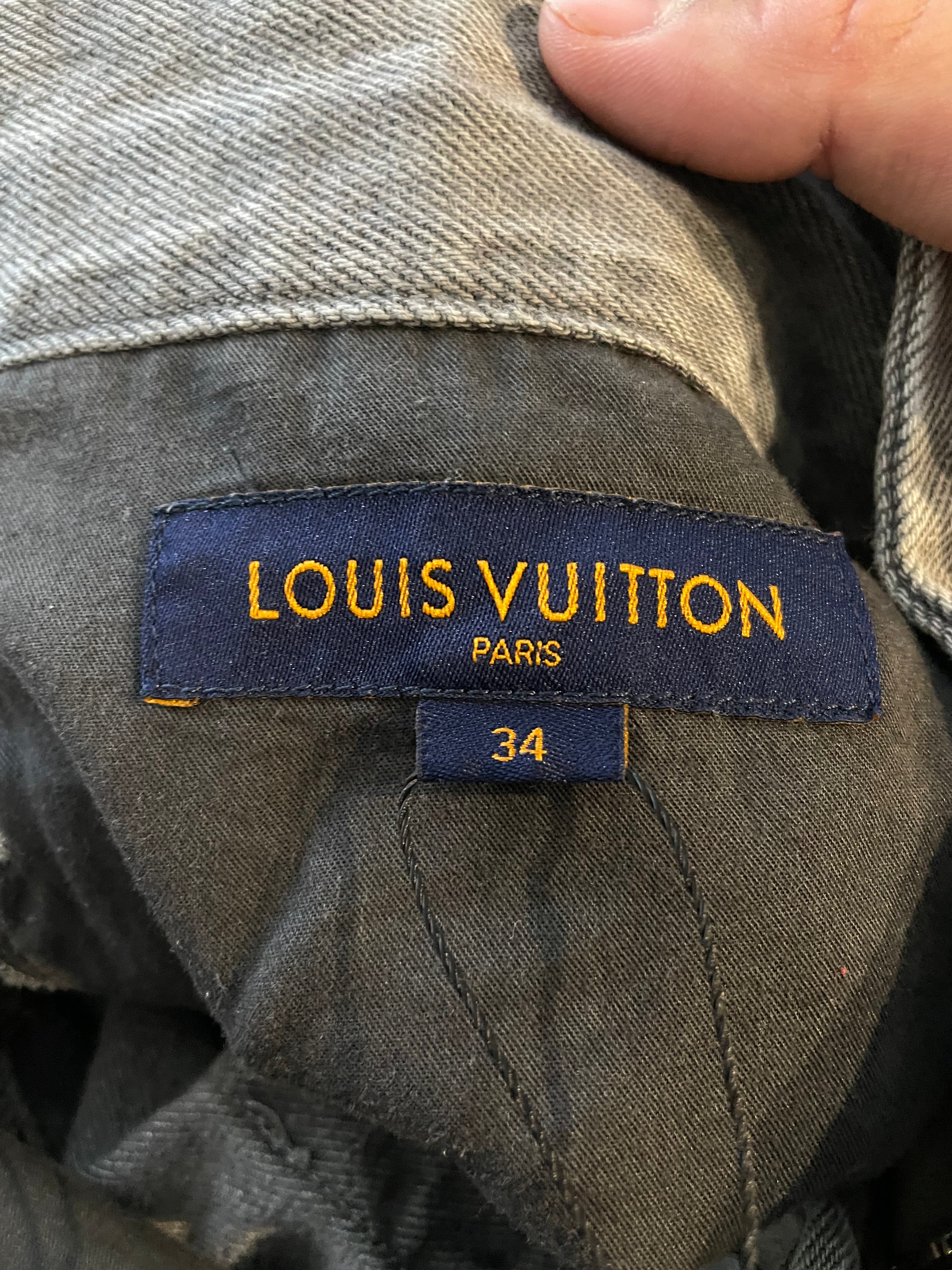 LV Grey Cargo Jean