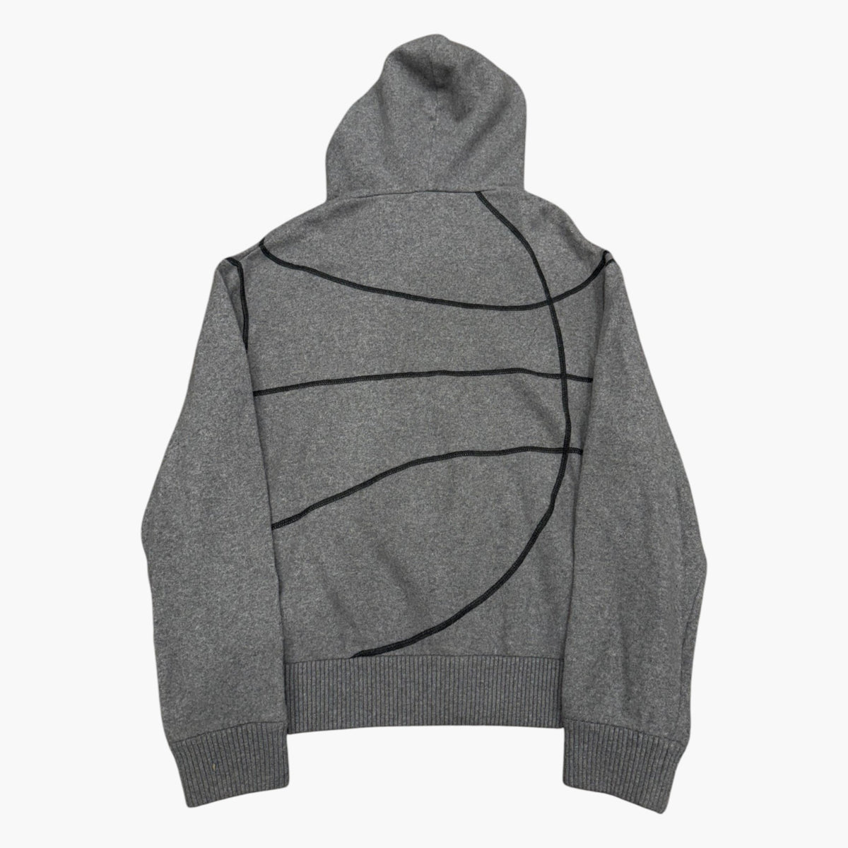 Louis Vuitton x NBA Basketball Grey Zip Up Hoodie