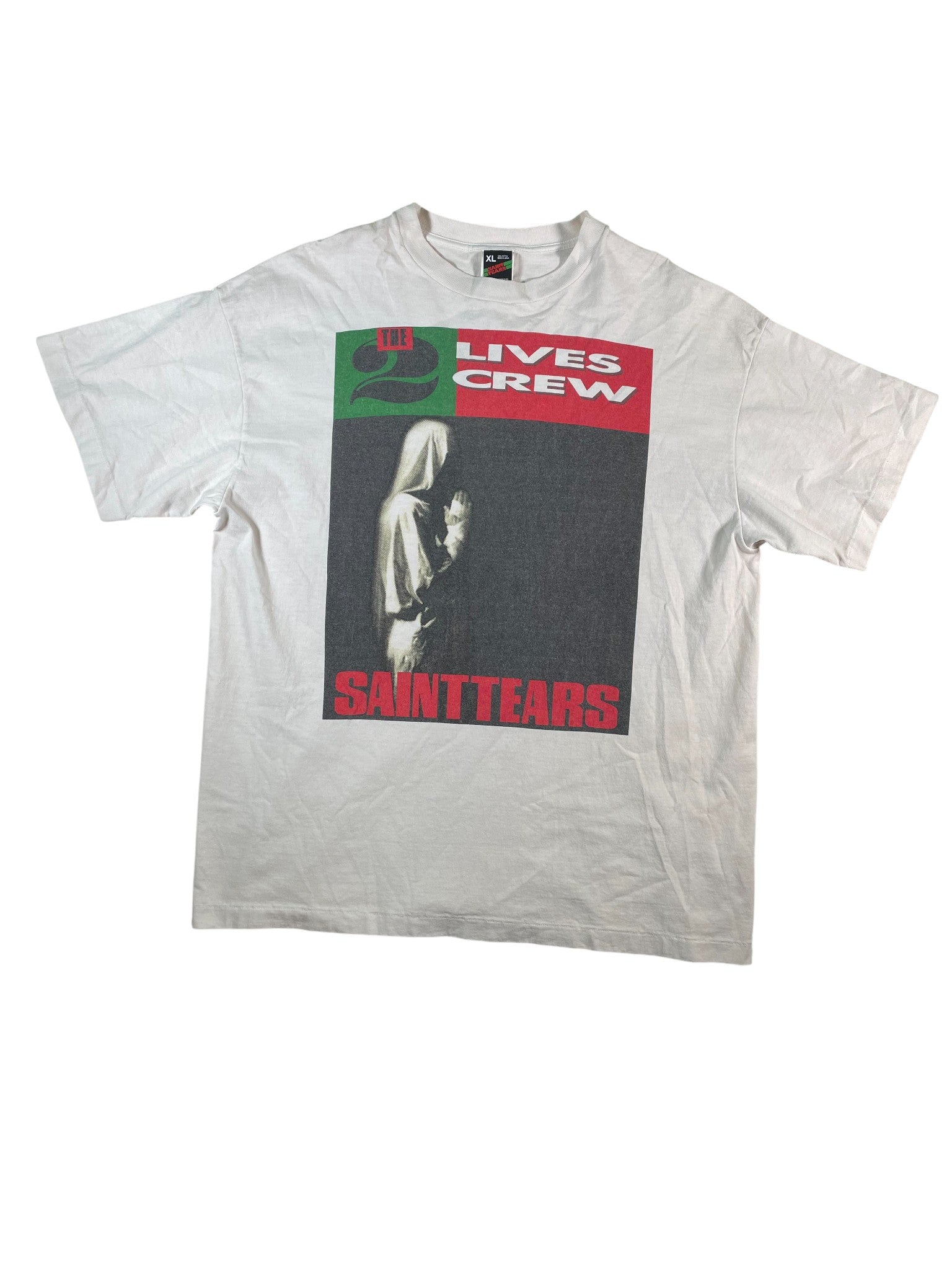 Saint Michael 'Tears 2 Lives' Denim Crew Tee