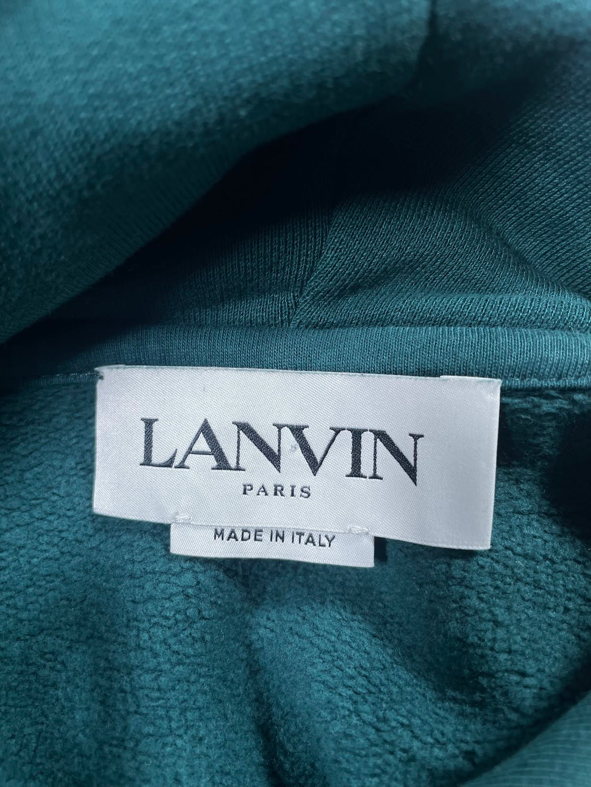 Lanvin Side Curb Dragon Oversized Hoodie