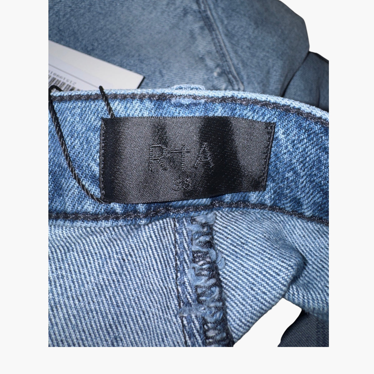 RTA Embroidered Light Wash Jeans