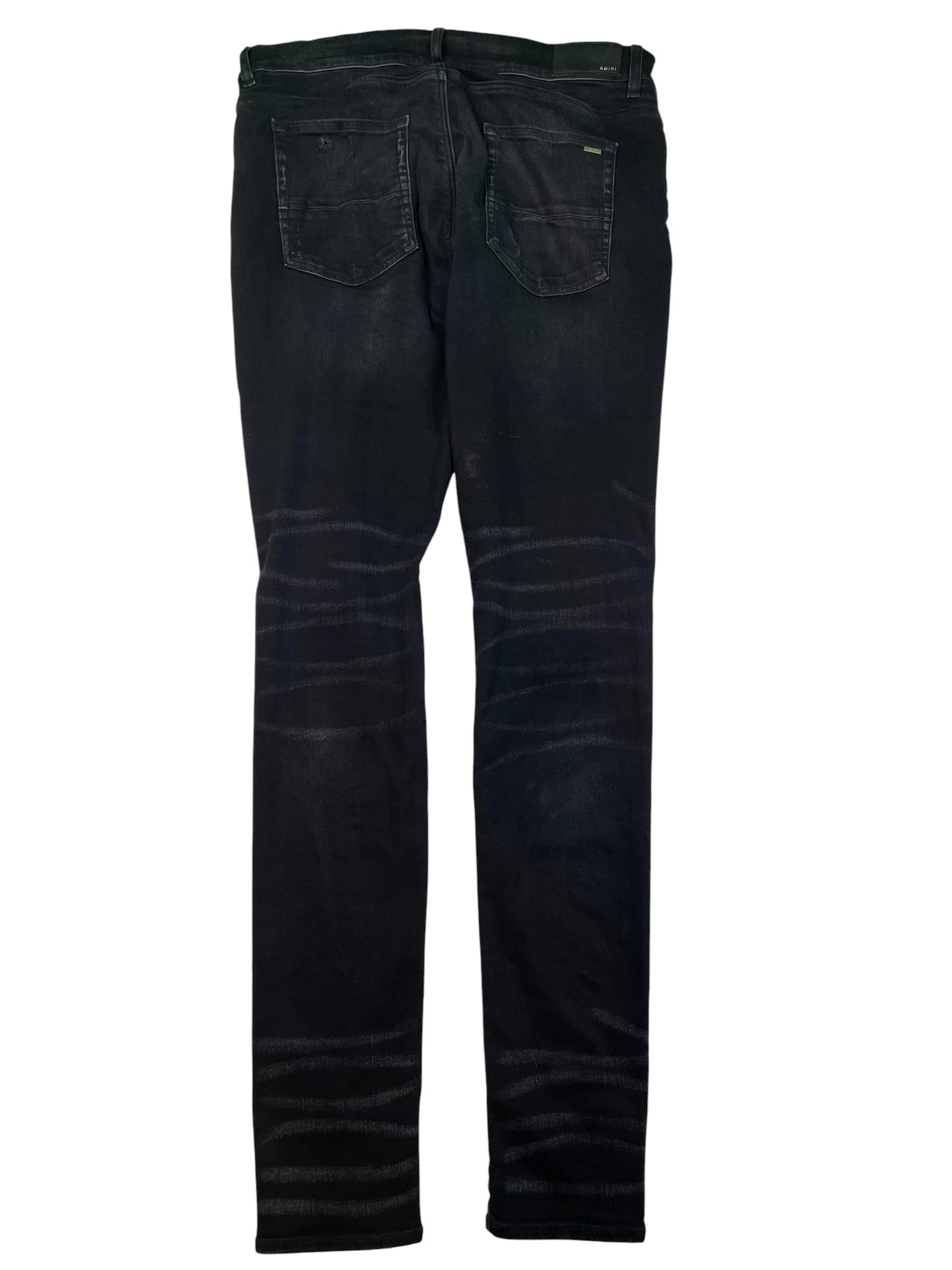 Amiri Thrasher Cheetah Black Jeans