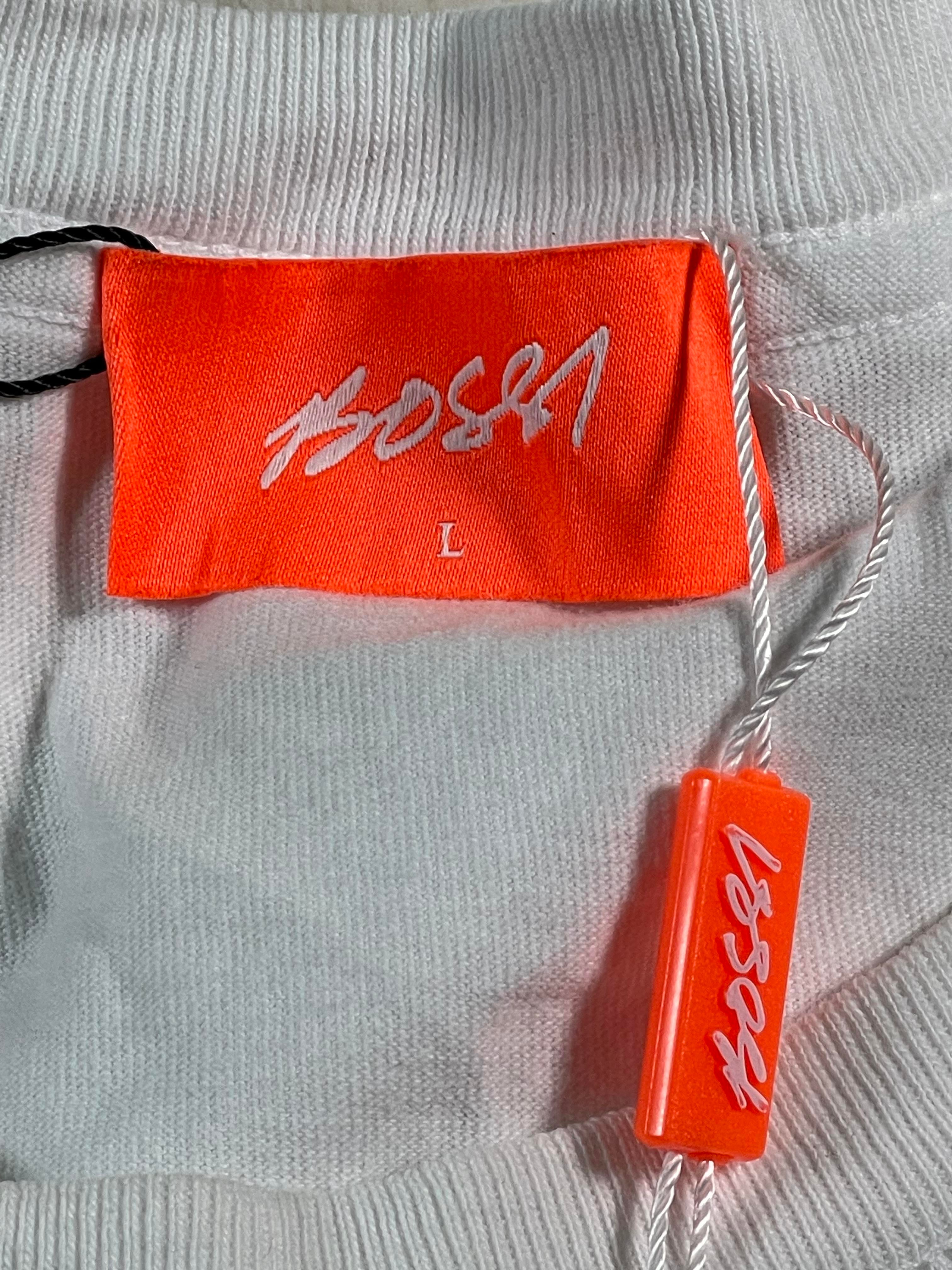 Bossi 'Studded Skull' White & Pink Sleeveless Tee