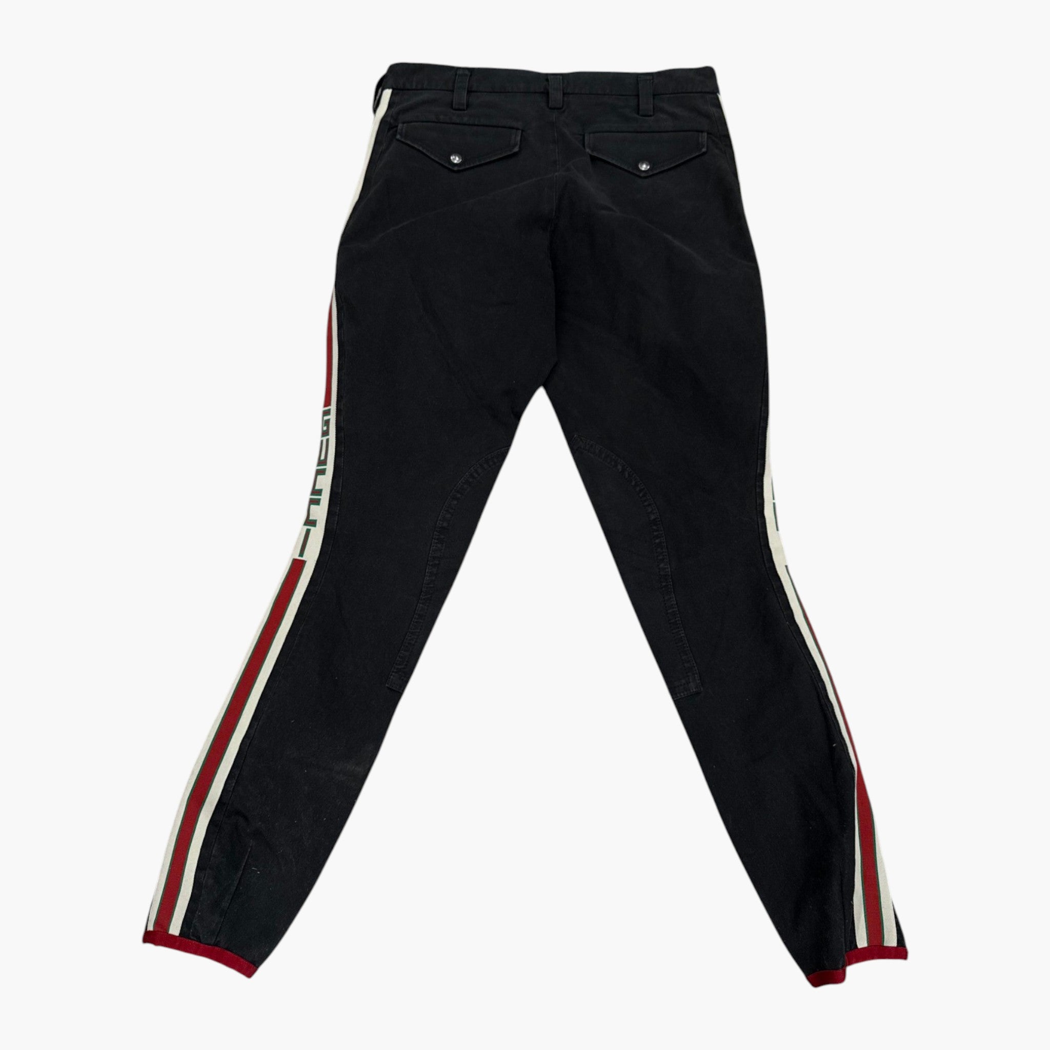 Gucci Track Stripe Black & Khaki Pants