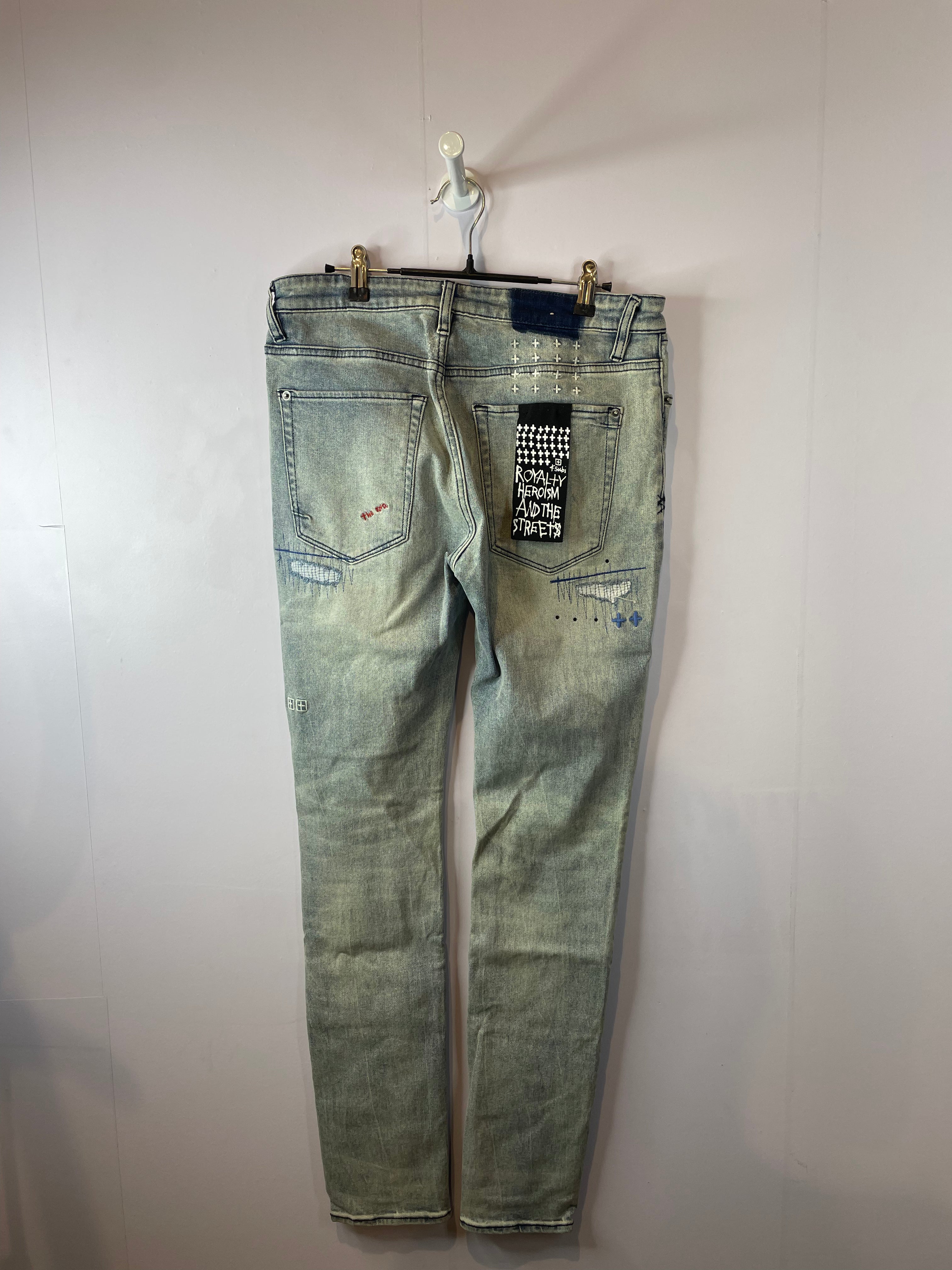 Ksubi Jeans Light Wash Sign Of The Time Used 31