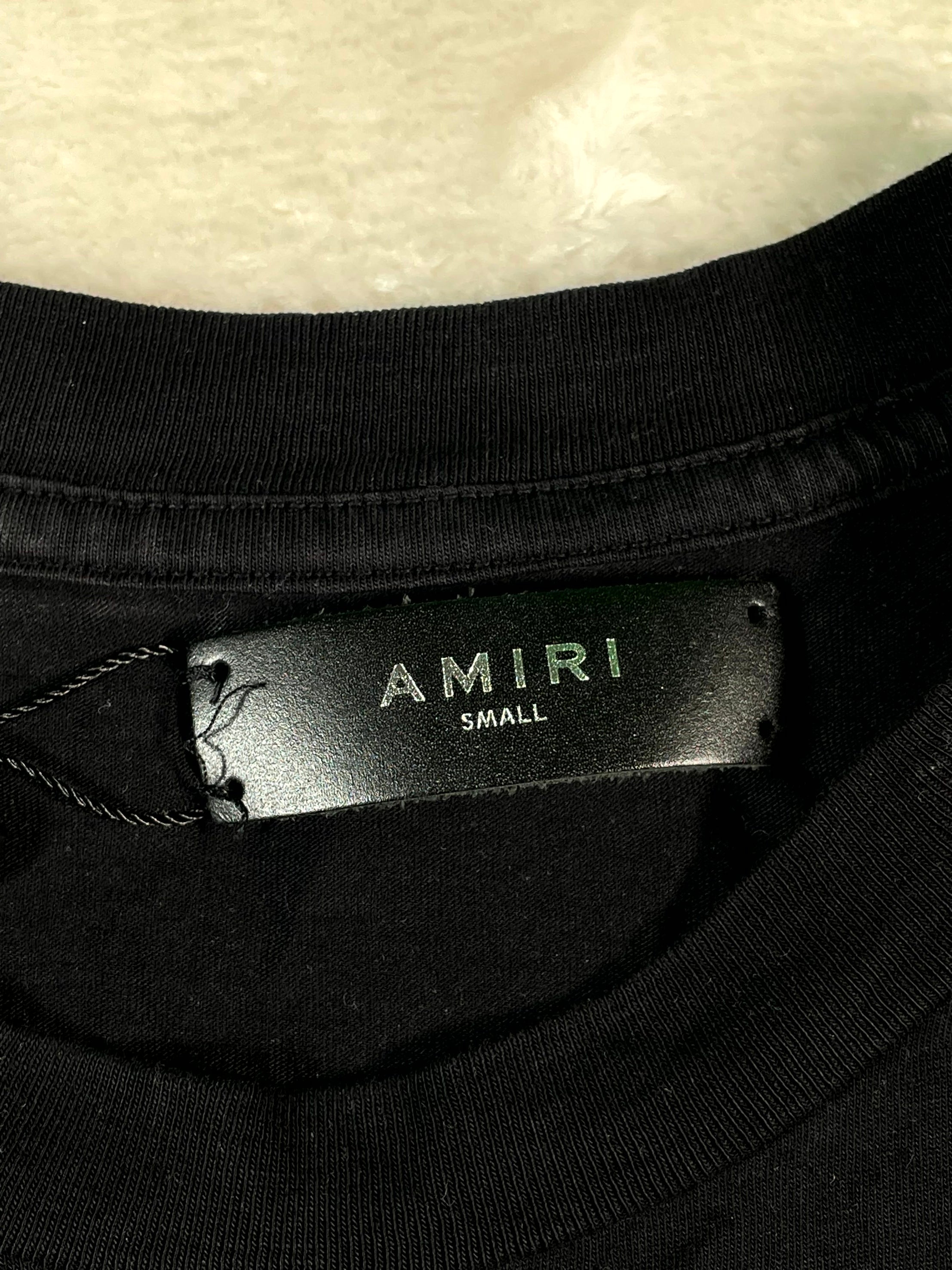 Amiri Shotgun Black Tee