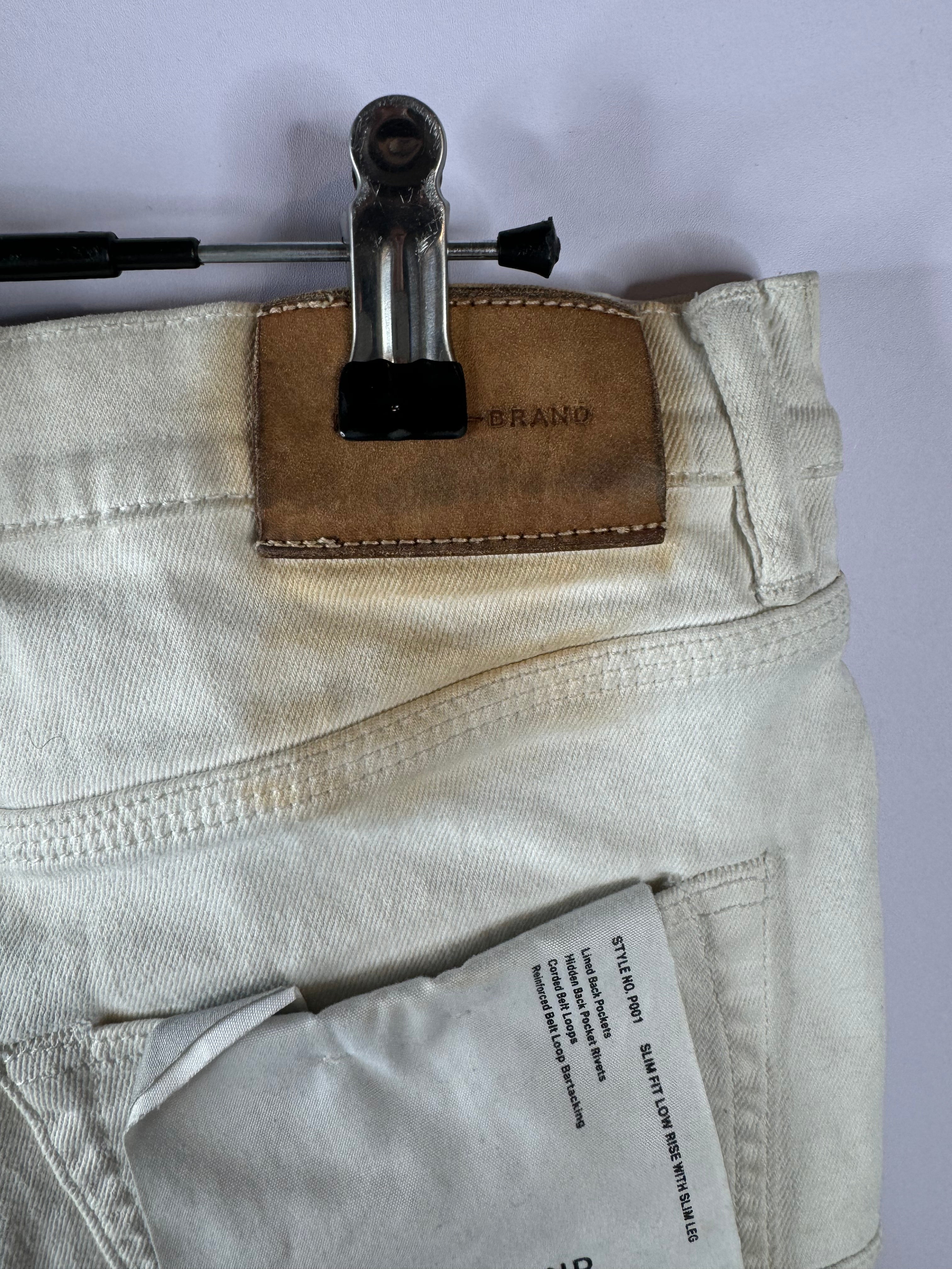 Purple Jeans White White Stripe Used 32