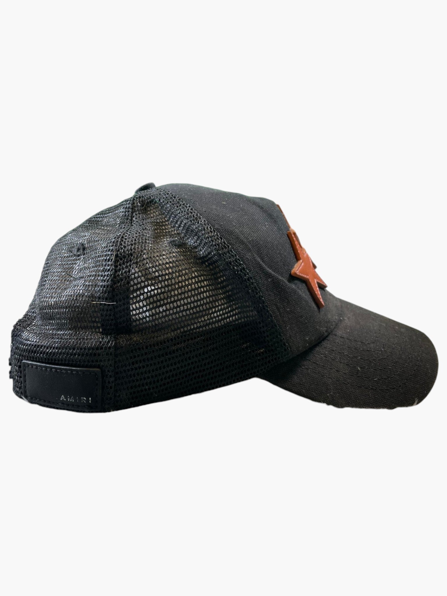 Amiri 3 Star Black & Orange Cap