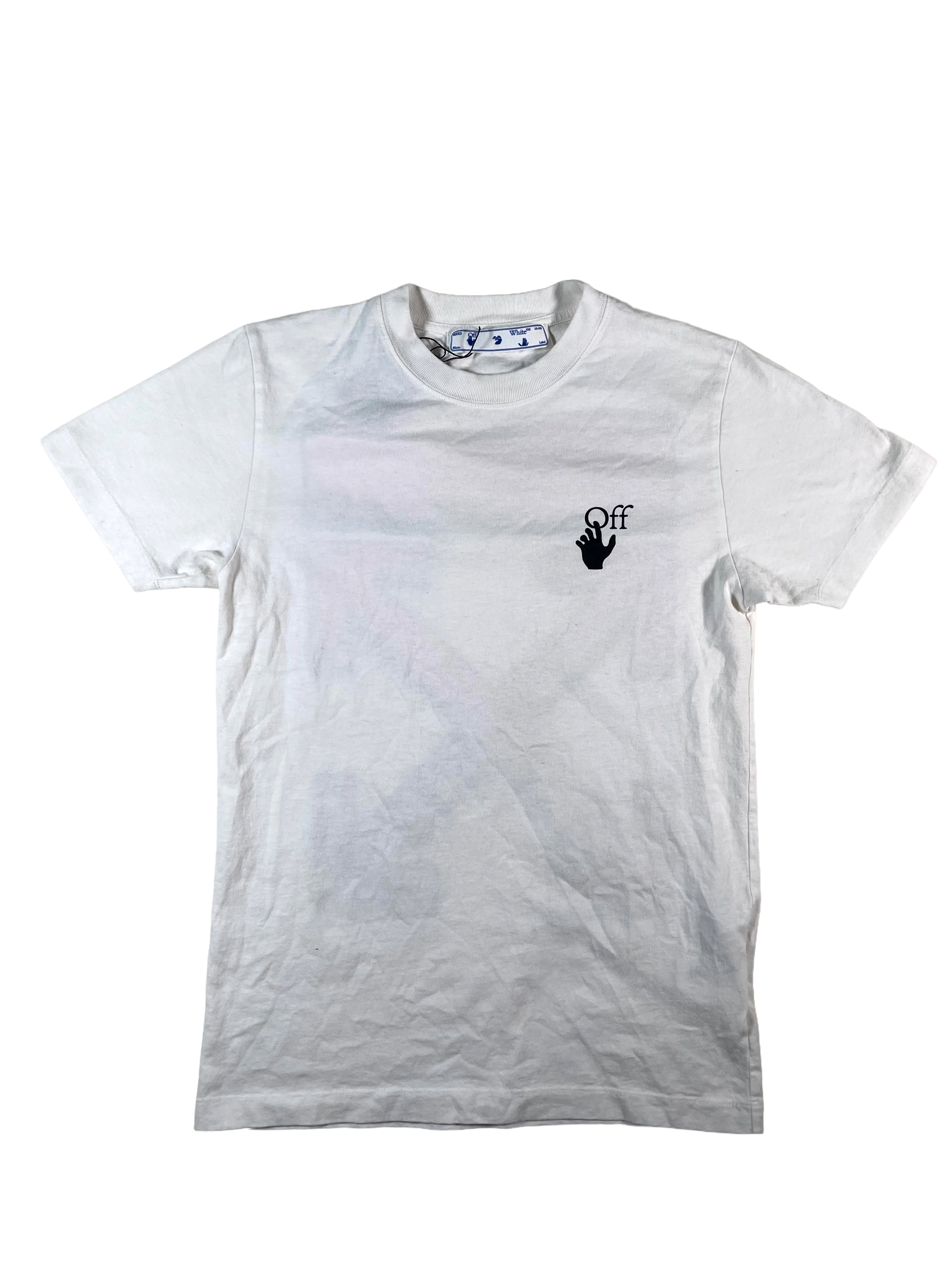 Off-White Spray Whte & Red Tee