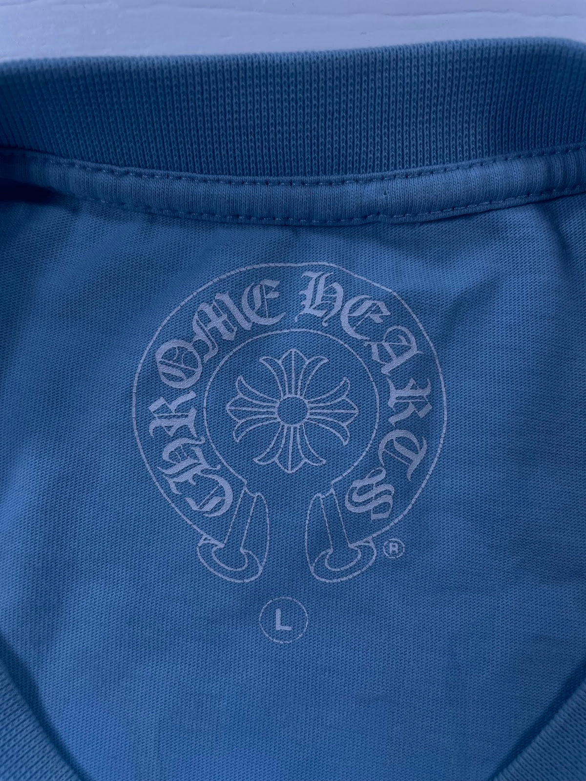 Chrome  Hearts Miami Art Basel Baby Blue Long Sleeve