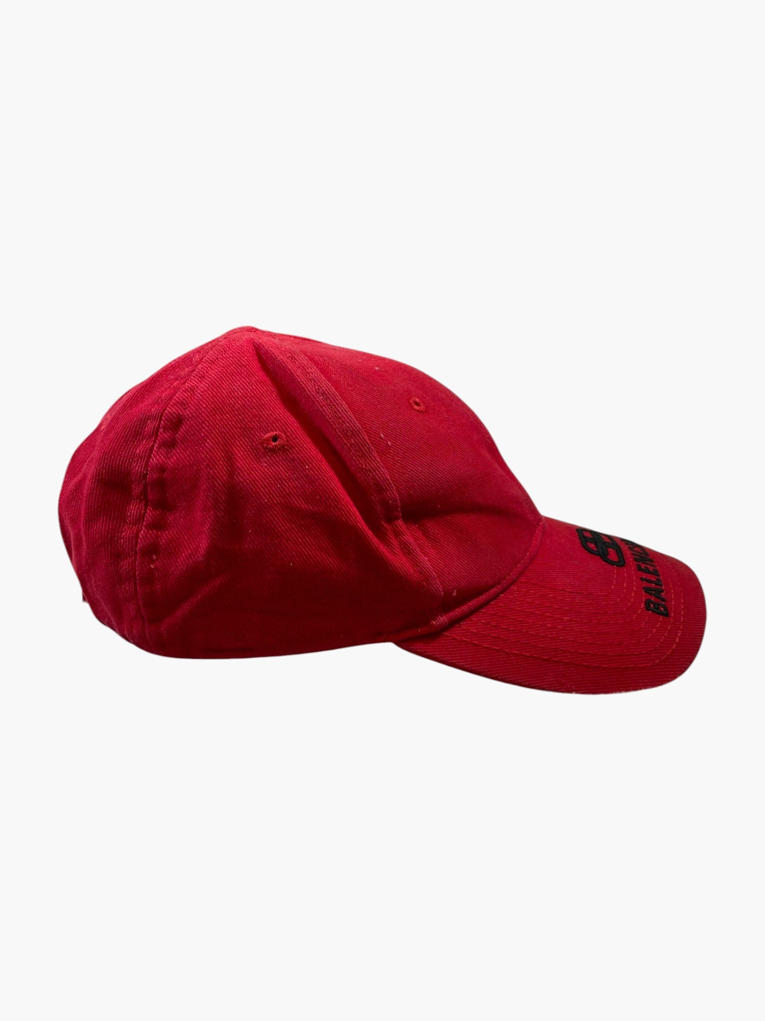 Balenciaga BB Logo Red & Black Hat
