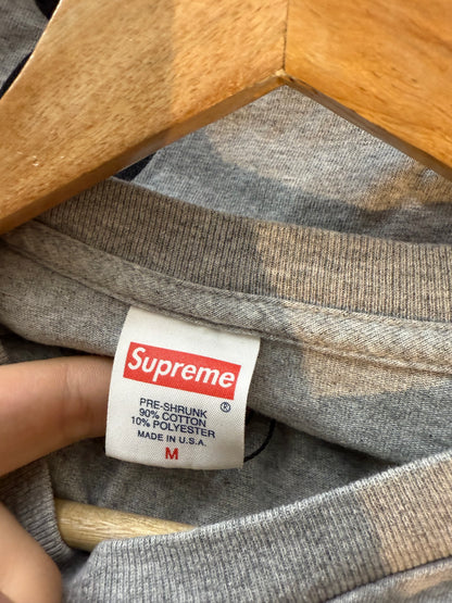 Supreme Grey Purple Tee