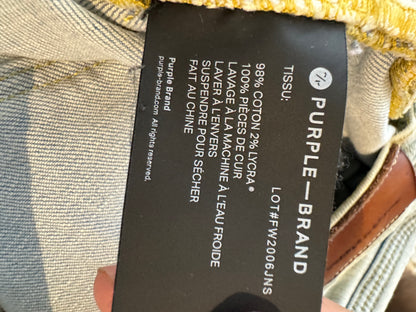 Purple Jeans Light Wash Ripped Used 33