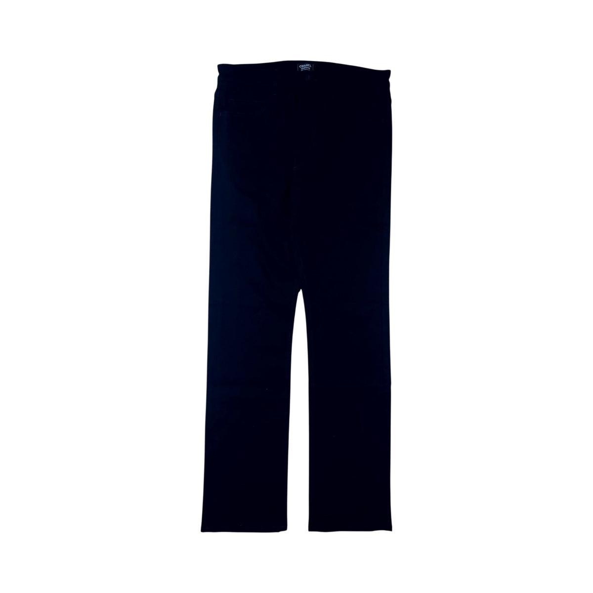 Chanel Uniform Black Jeans