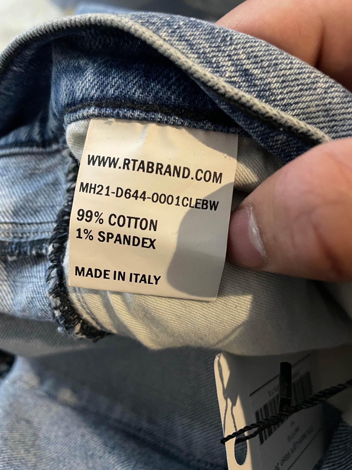 RTA Jeans Light Wash Used 36