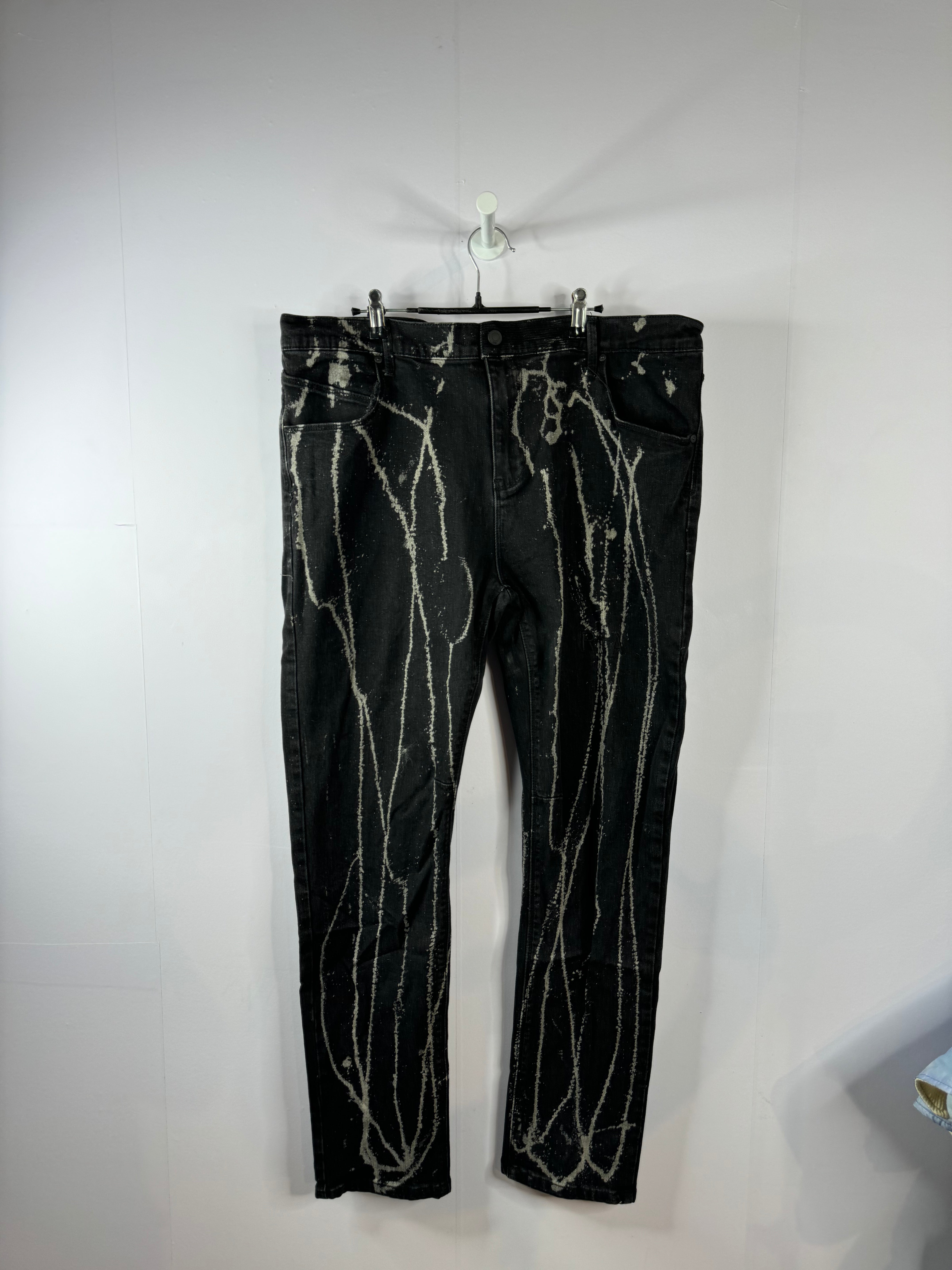 RTA Jeans Black White Used 42