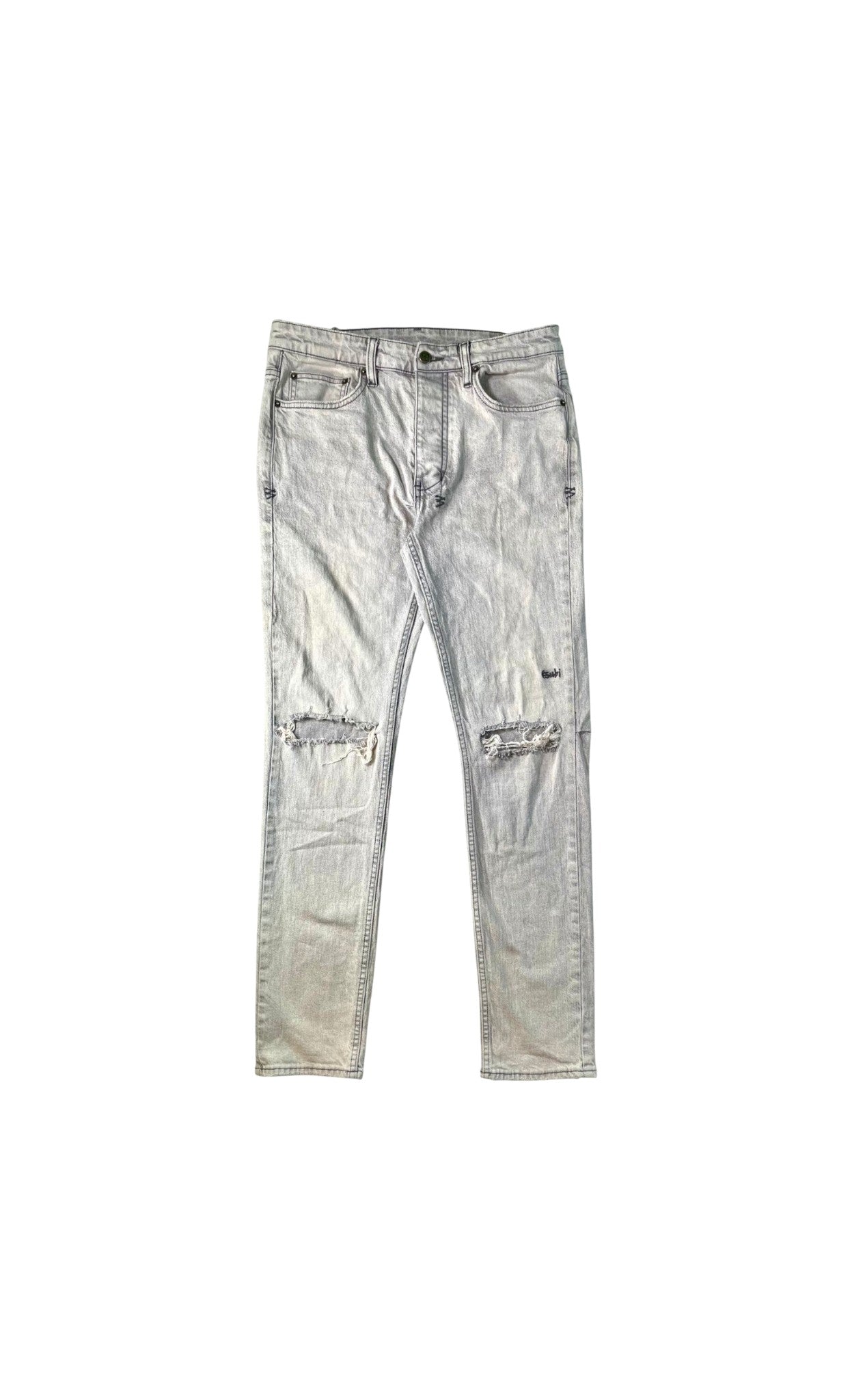 Ksubi Ripped Grey Jeans