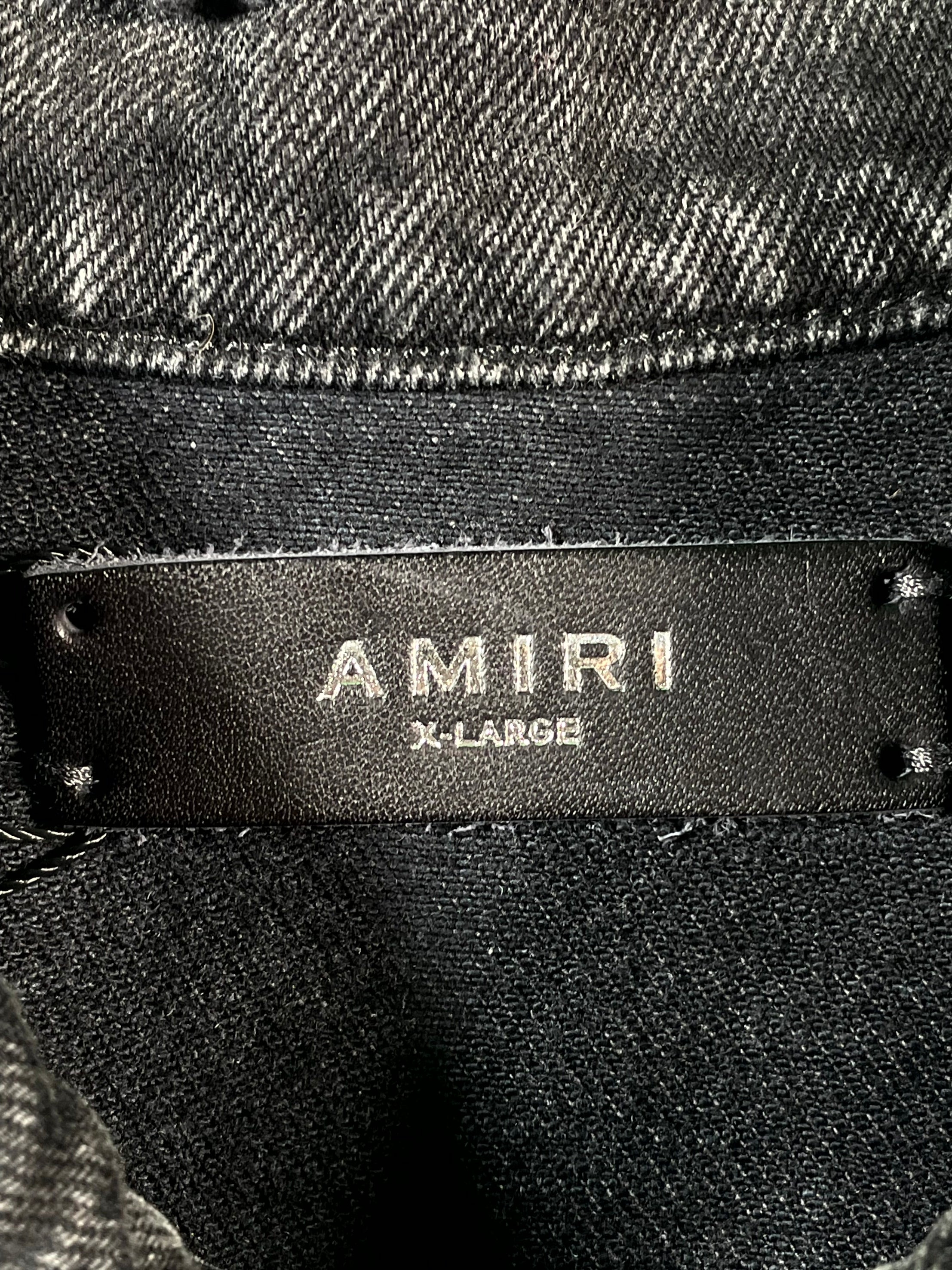 Amiri Pajama Jean Black Jacket