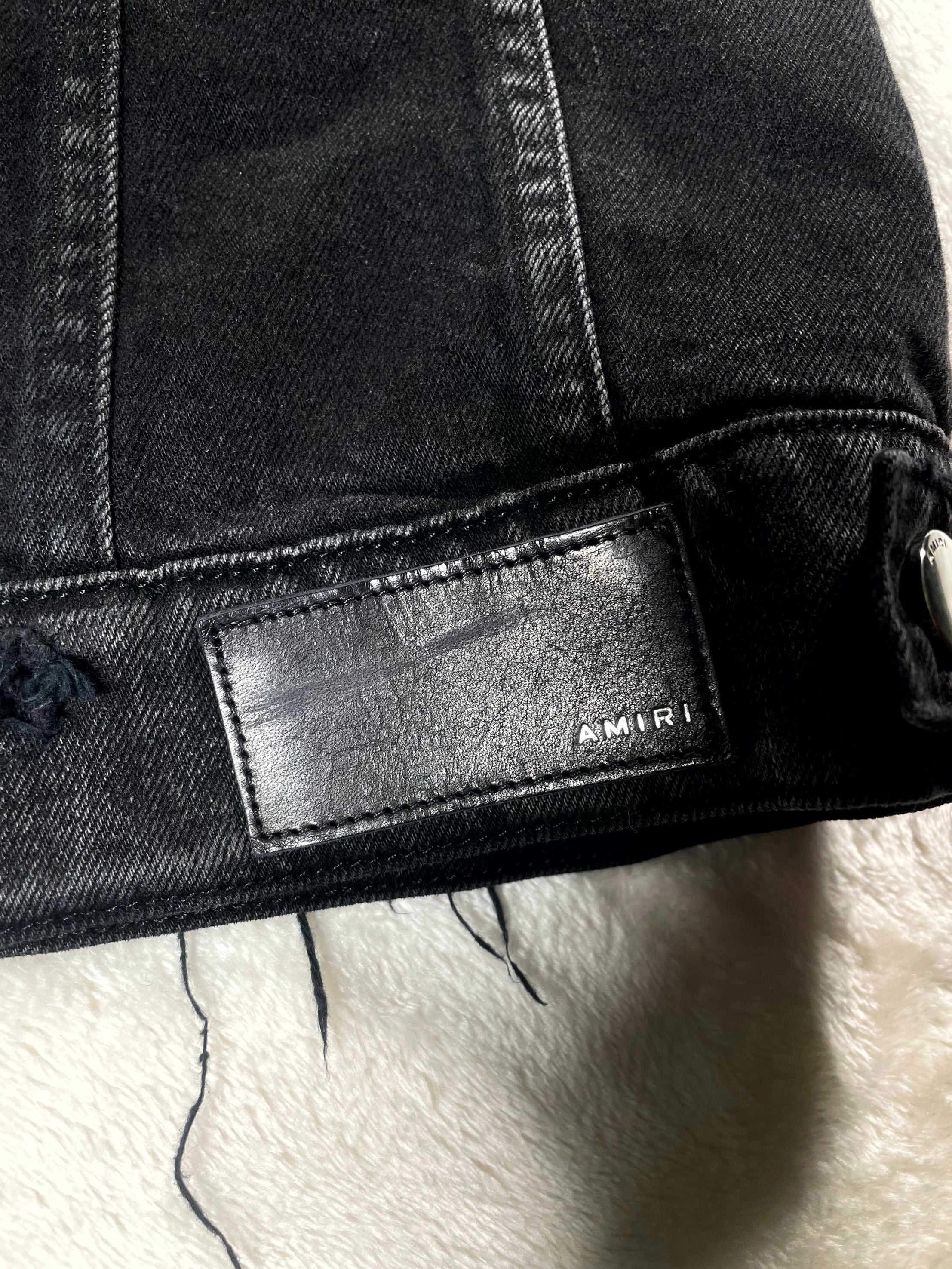 Amiri Pajama Jean Black Jacket
