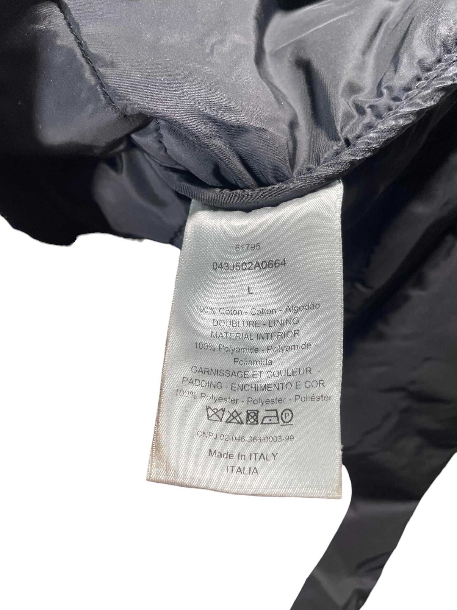 Dior 'Atelier Trucker' Grey Bomber Jacket