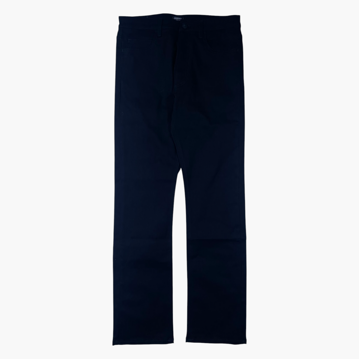 Chanel Uniform Black Jeans