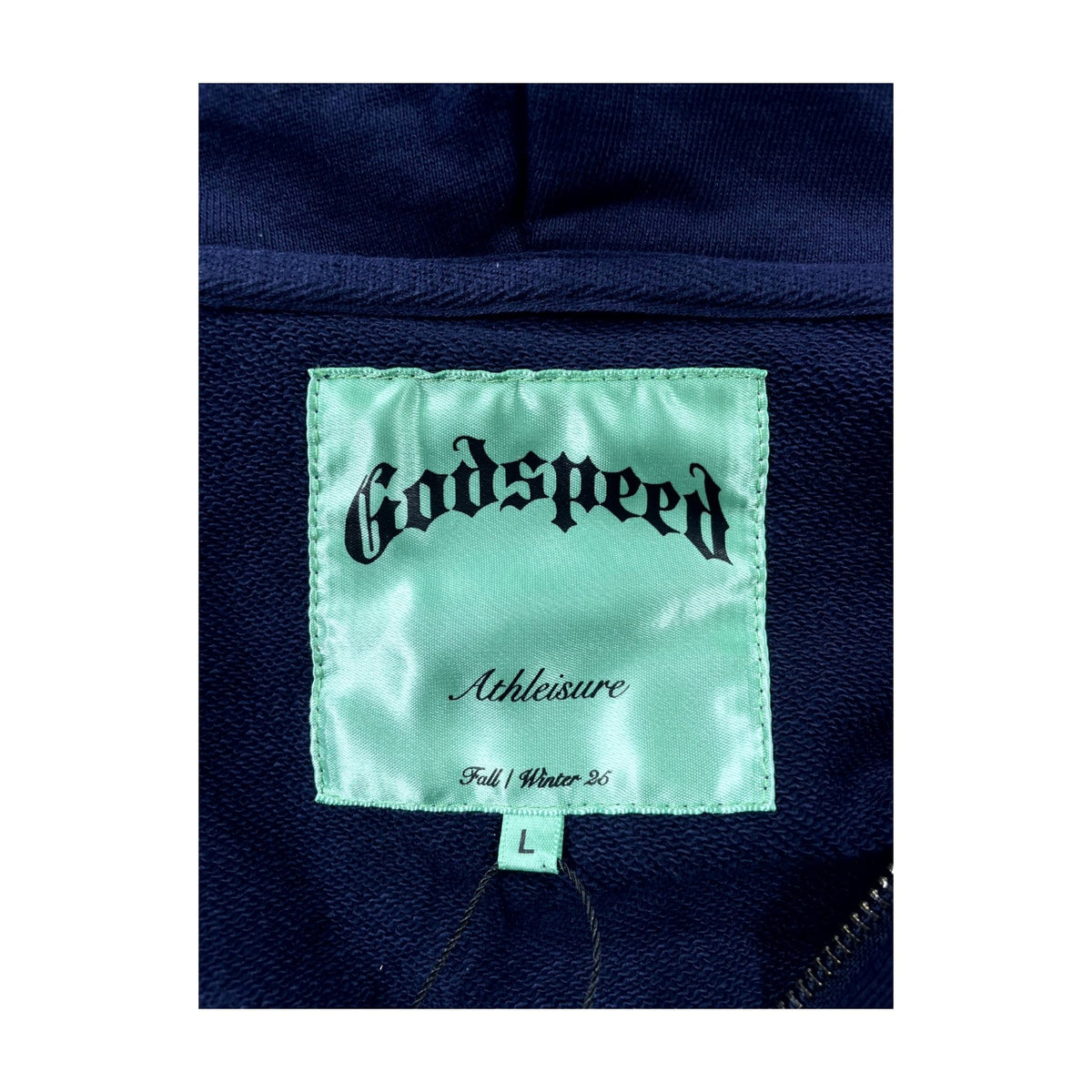 Godspeed Navy Silver Zip Up