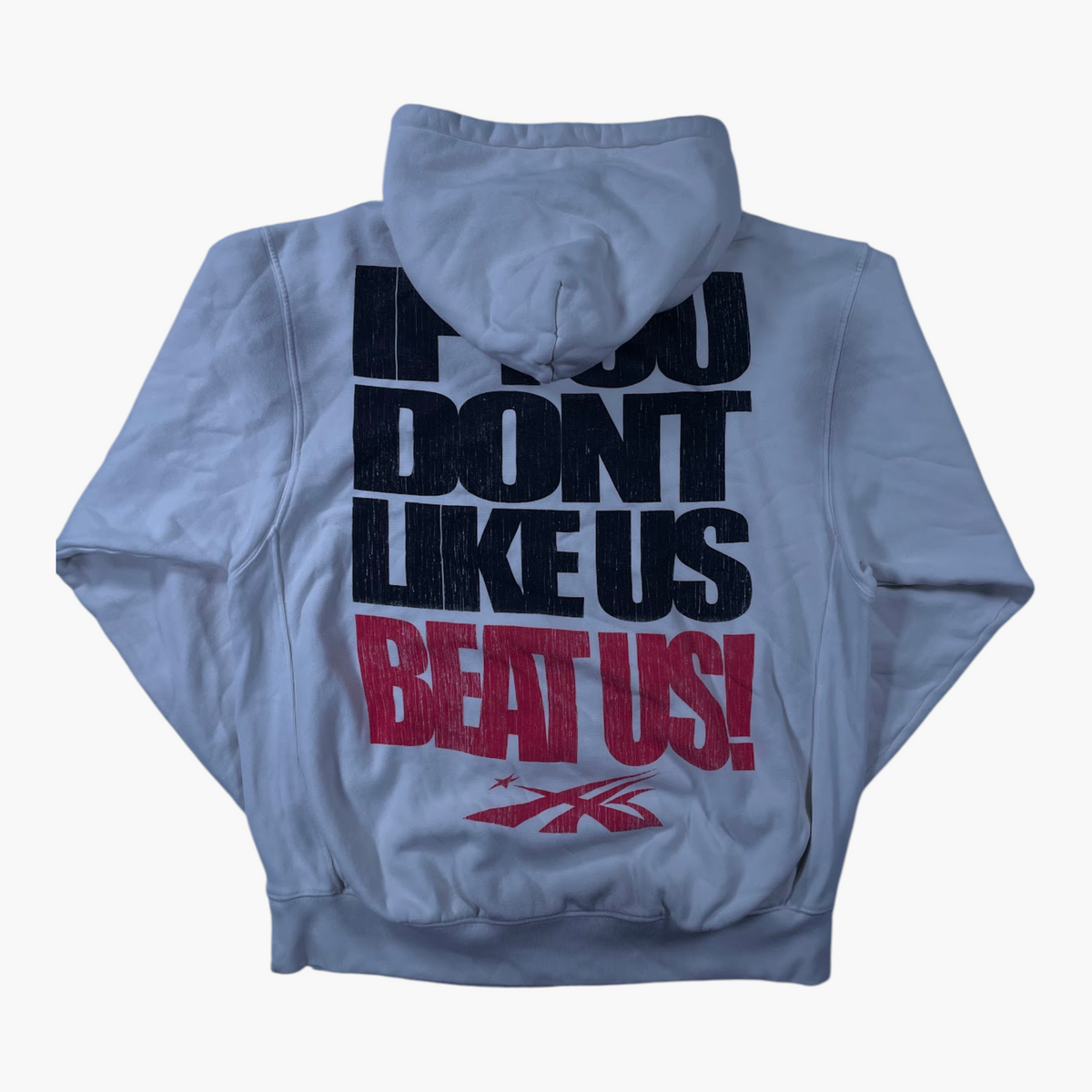 Hellstar Sport Logo Cream & Red Hoodie