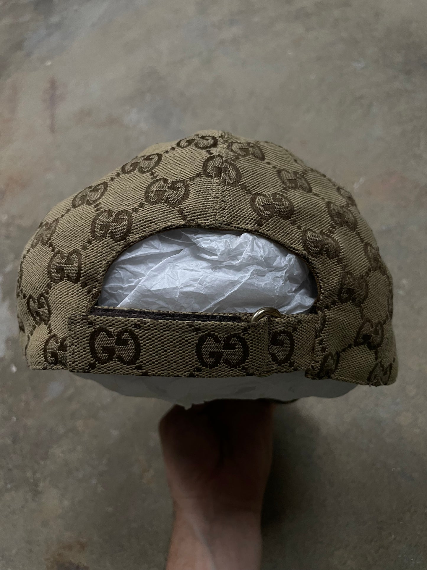 Gucci MonoGram Cap Brown Medium