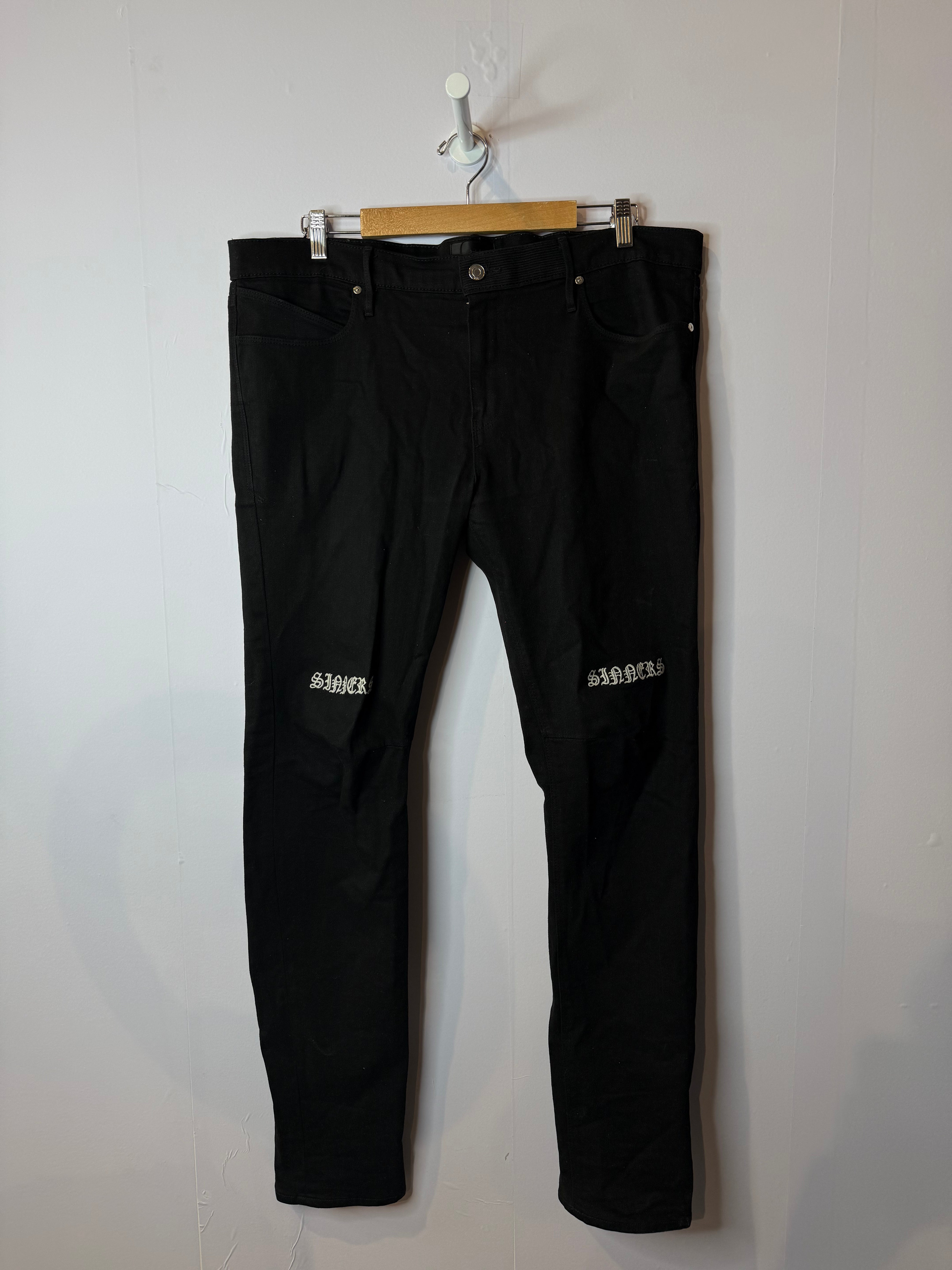 RTA Sinners Jeans Black Used 38