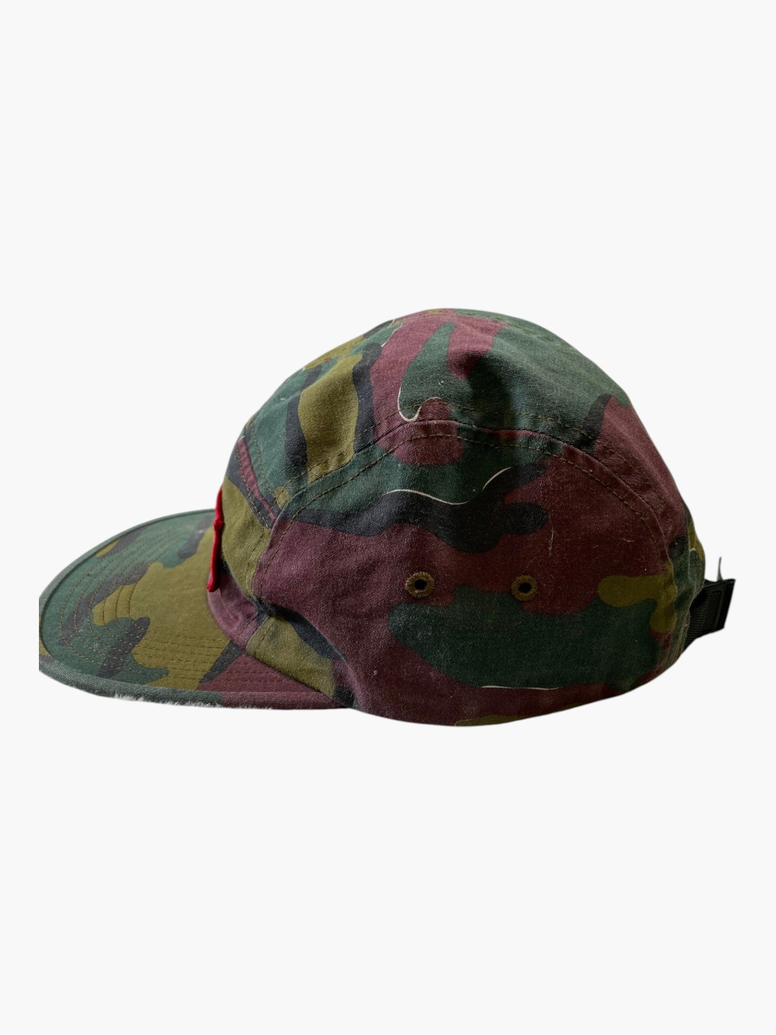 Supreme Red Camo Cap