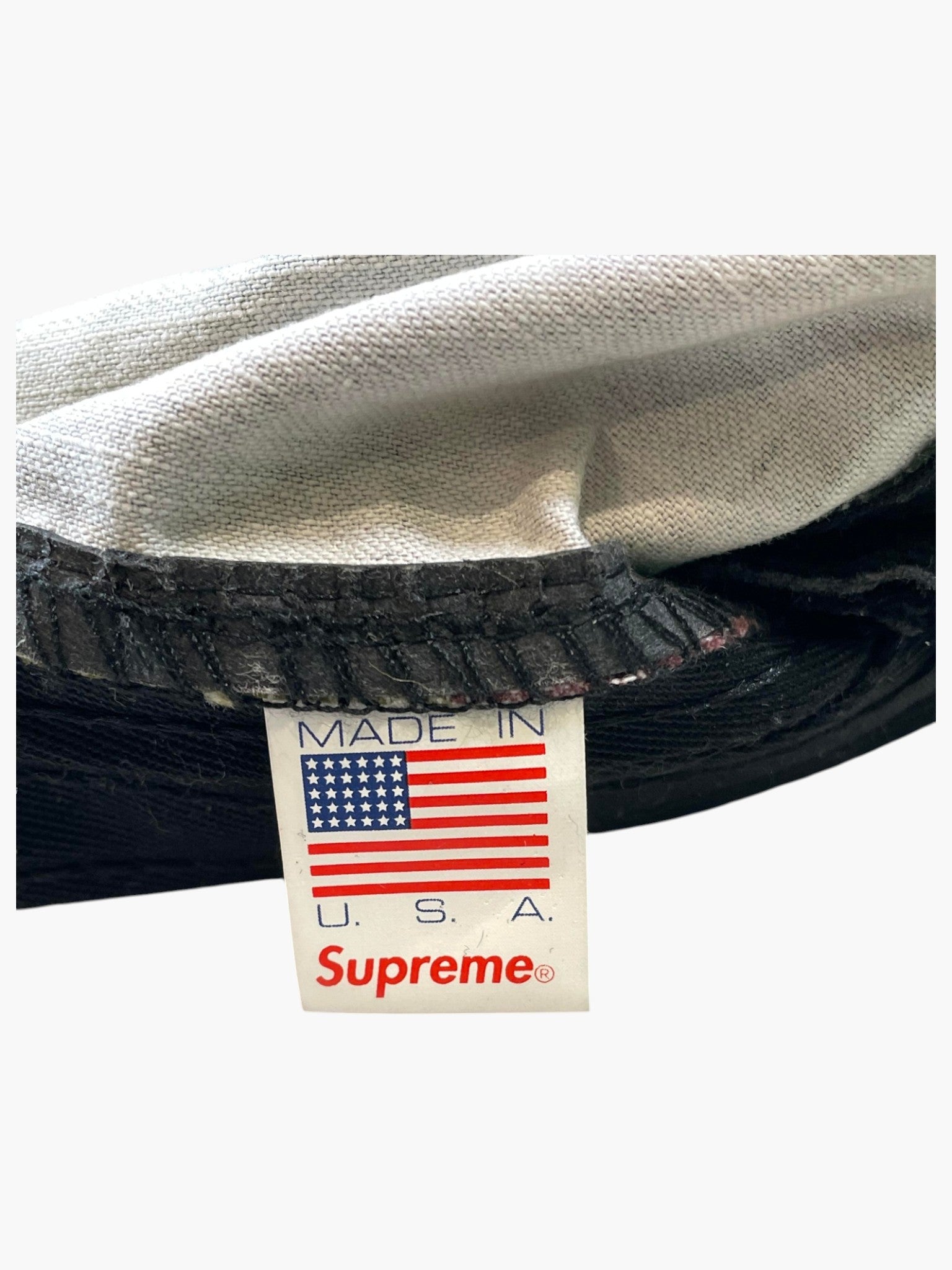 Supreme Red Camo Cap