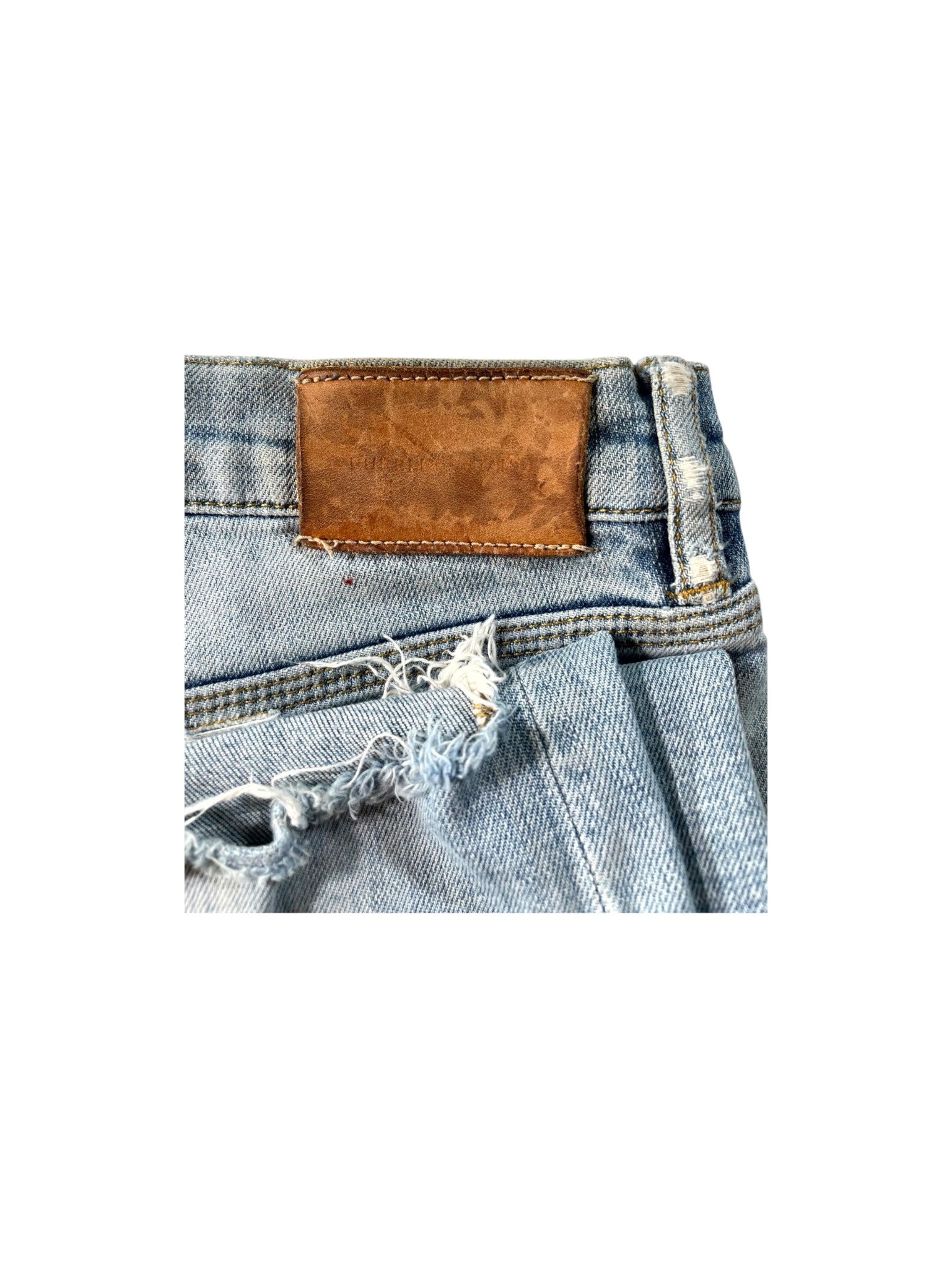 Purple Brand Splatter Light Wash & White Jeans