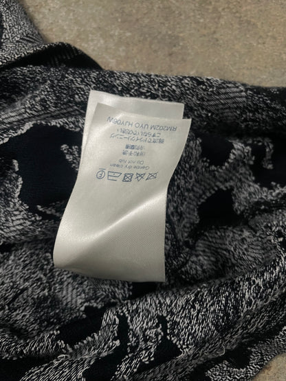 LV Monogram Camo Tee Navy Used Small