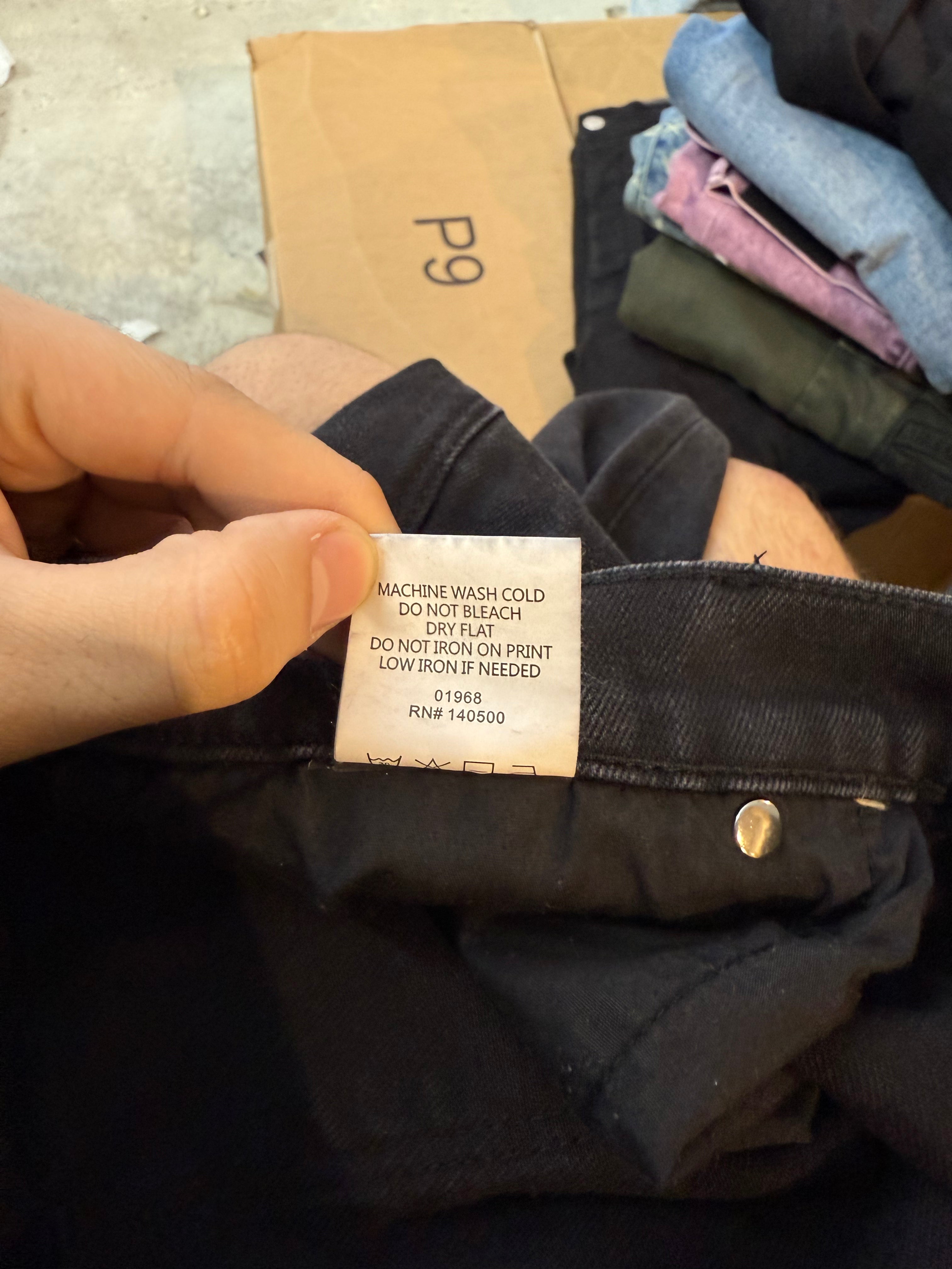 RTA Jeans Black Rip Used 31