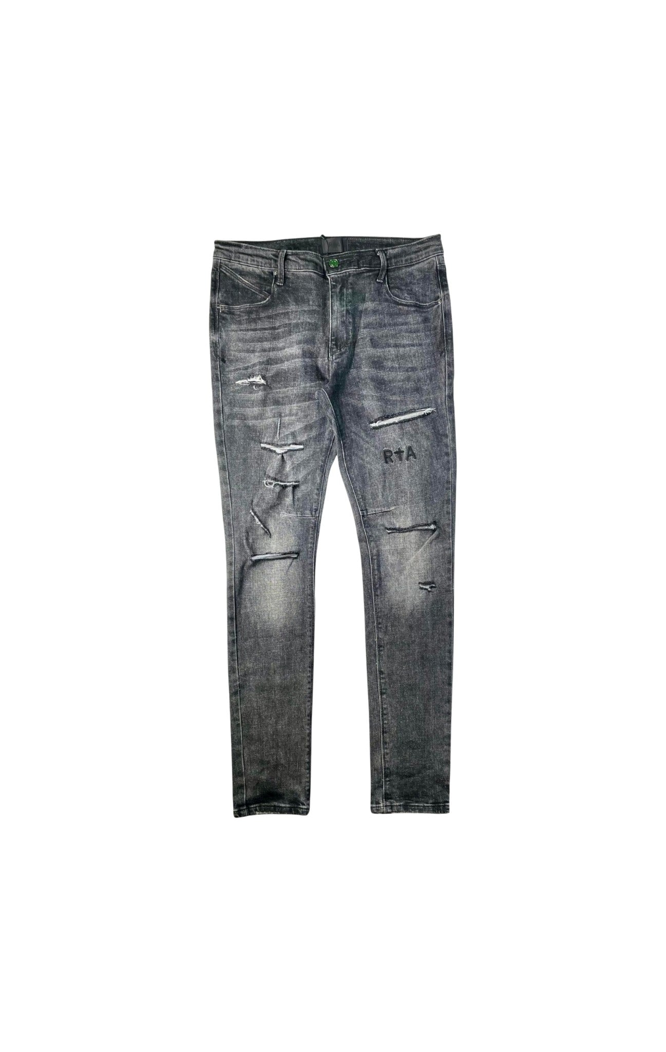 RTA Ripped Black Wash Jeans